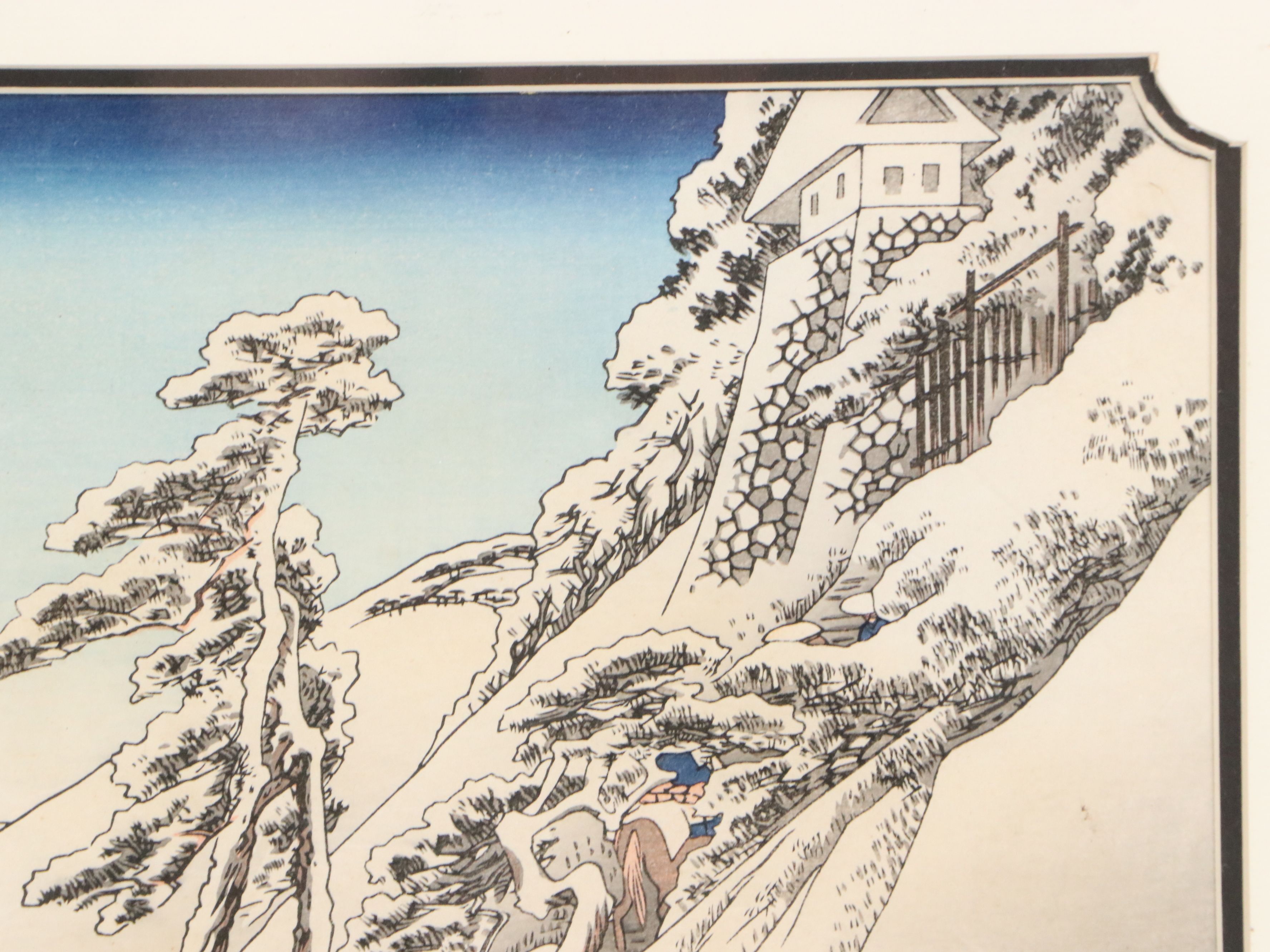 Japanese Woodblocks After Utagawa Hiroshige "The Lake at Hakone" and Other