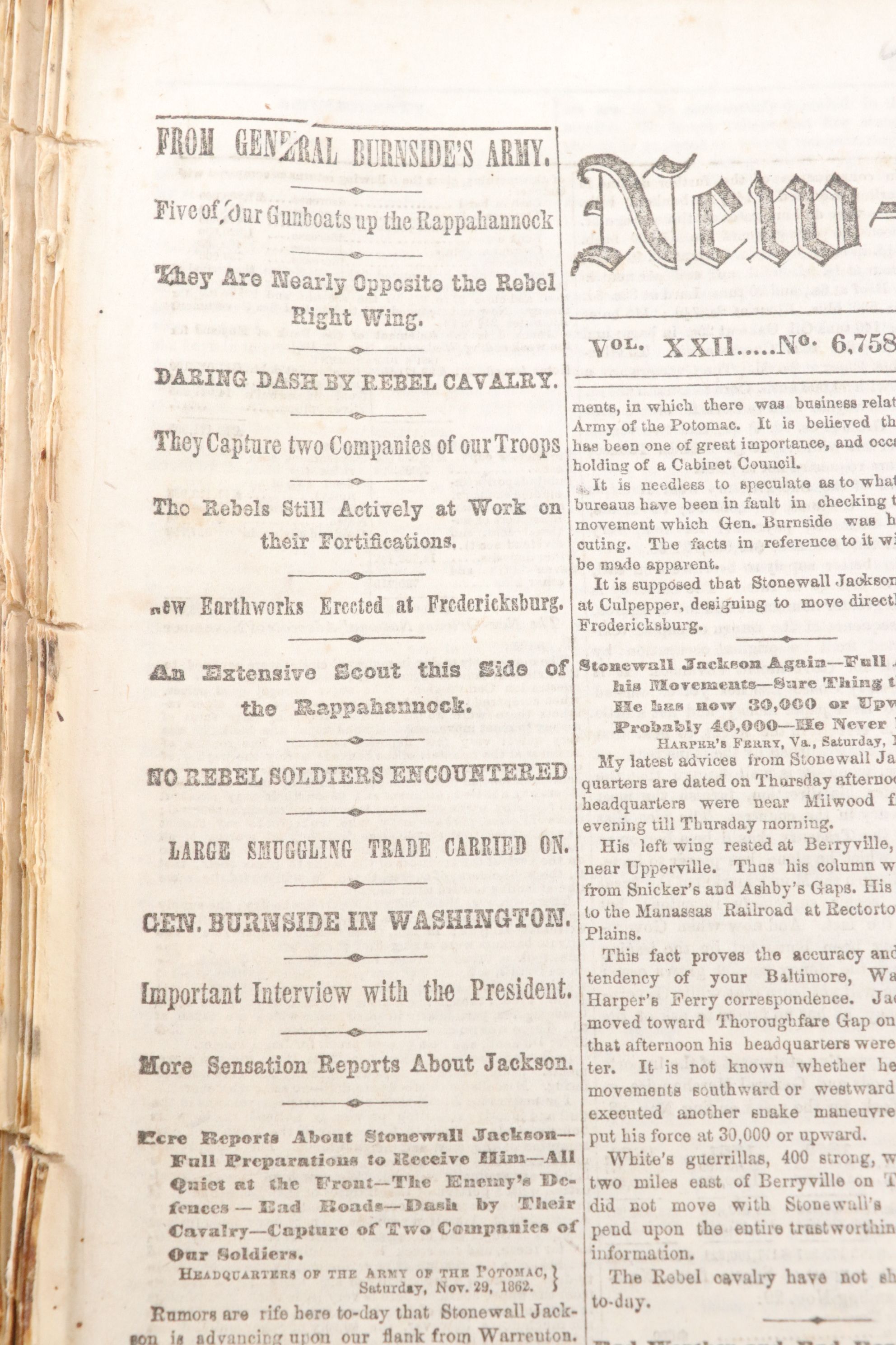 Collection of "New-York Tribune" Newspaper, Mid-19th Century