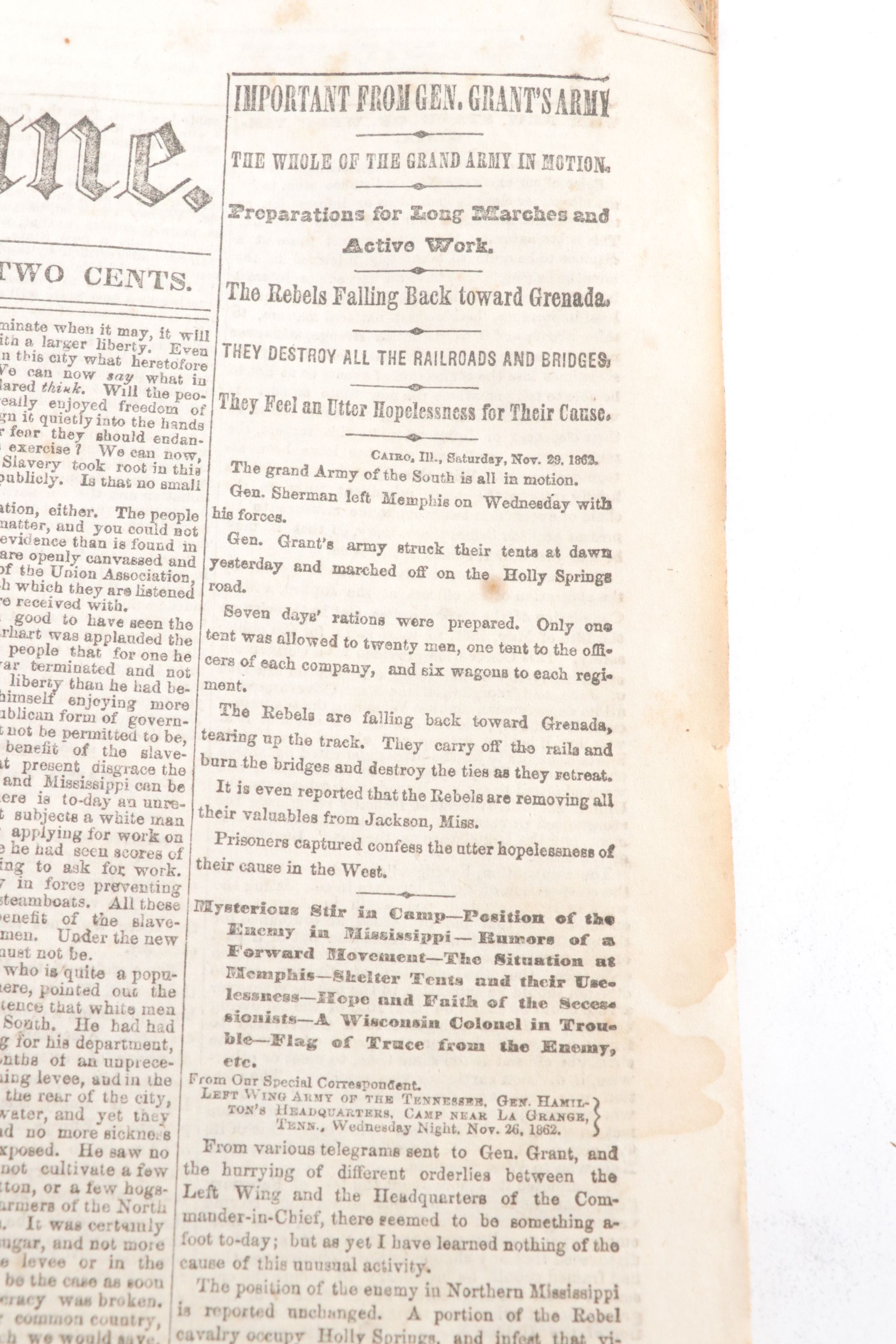 Collection of "New-York Tribune" Newspaper, Mid-19th Century