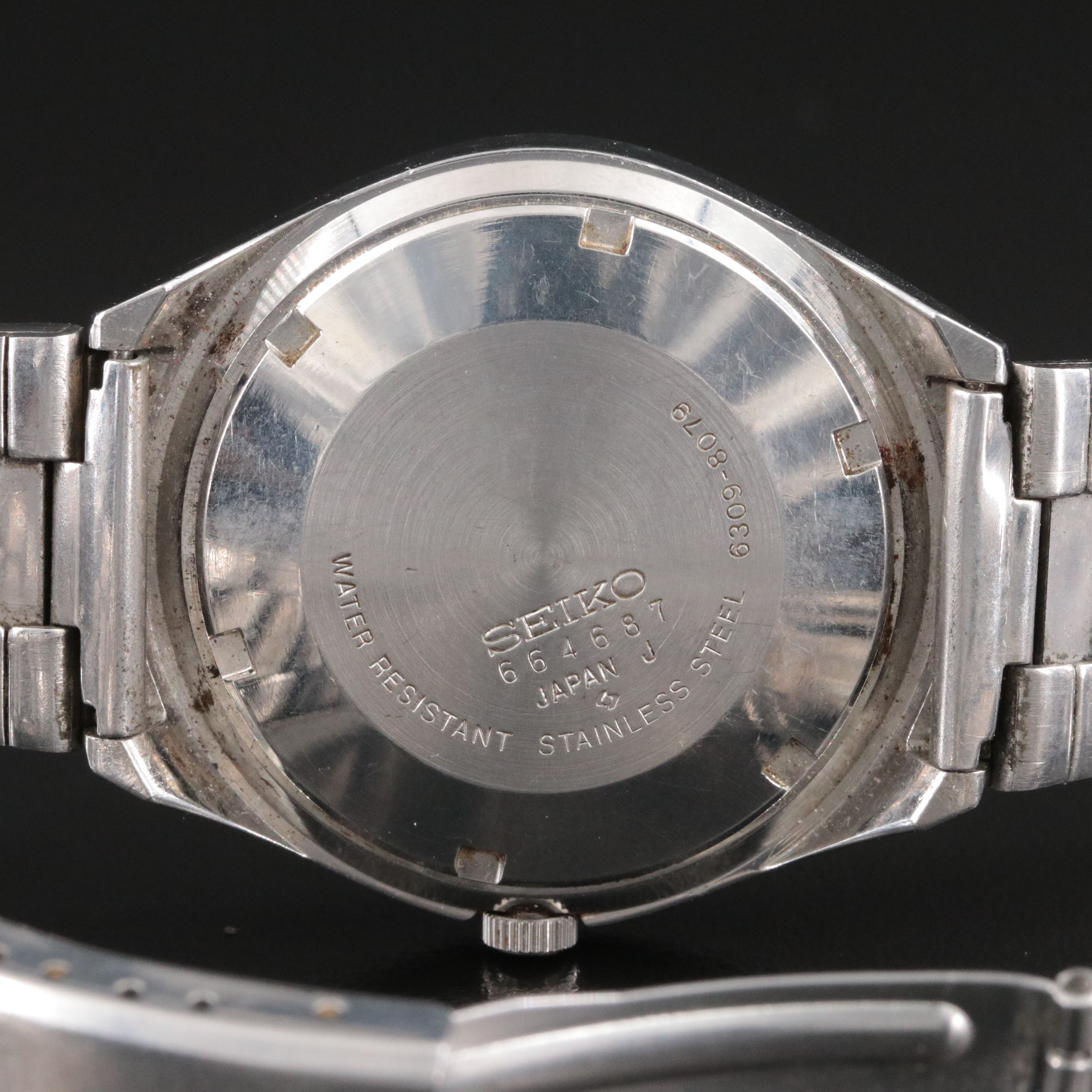 Vintage Seiko TV Style Dial Automatic Watch 6309-8079