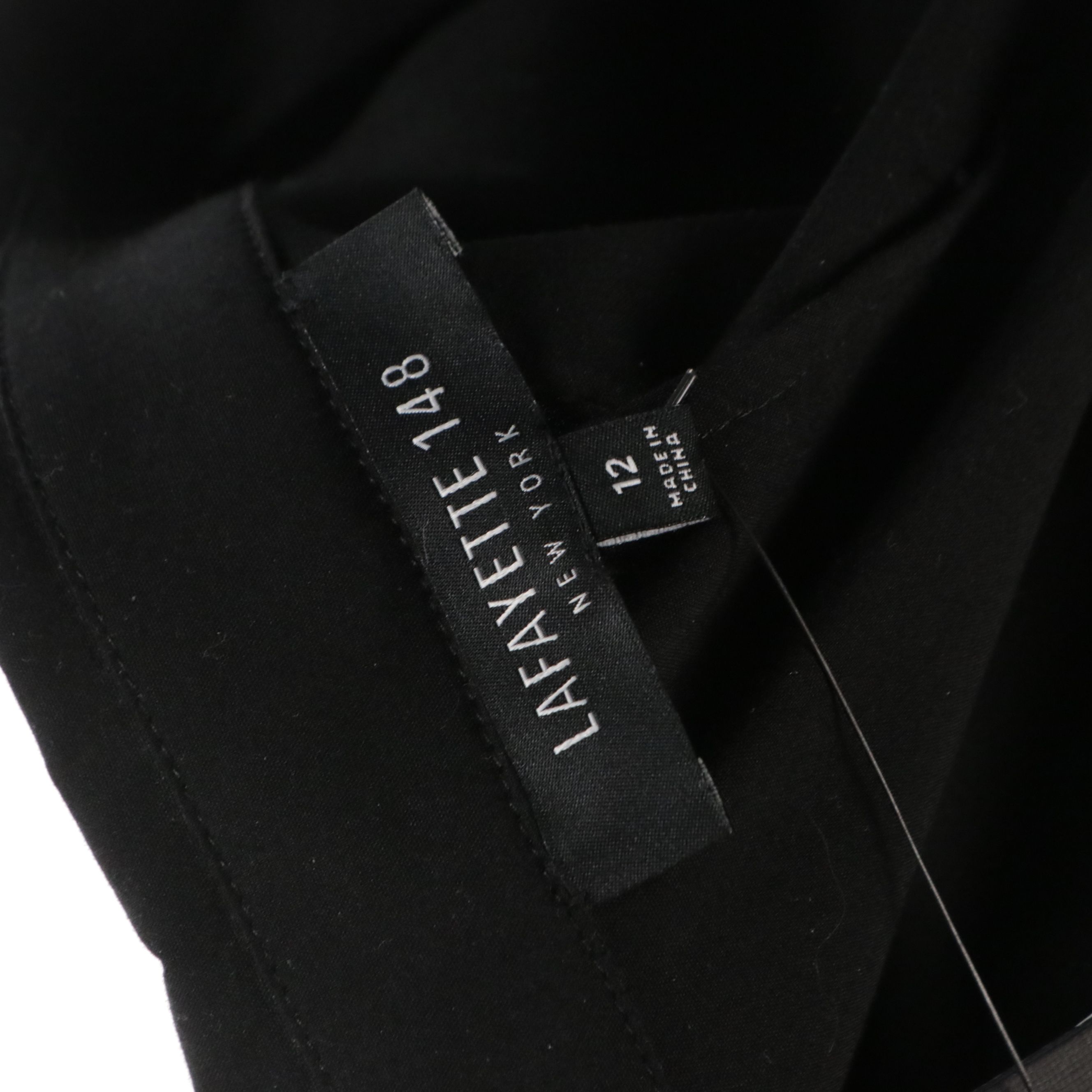 Lafayette 148 New York Striped Silk Sleeveless Dress and Black Dress with Tags