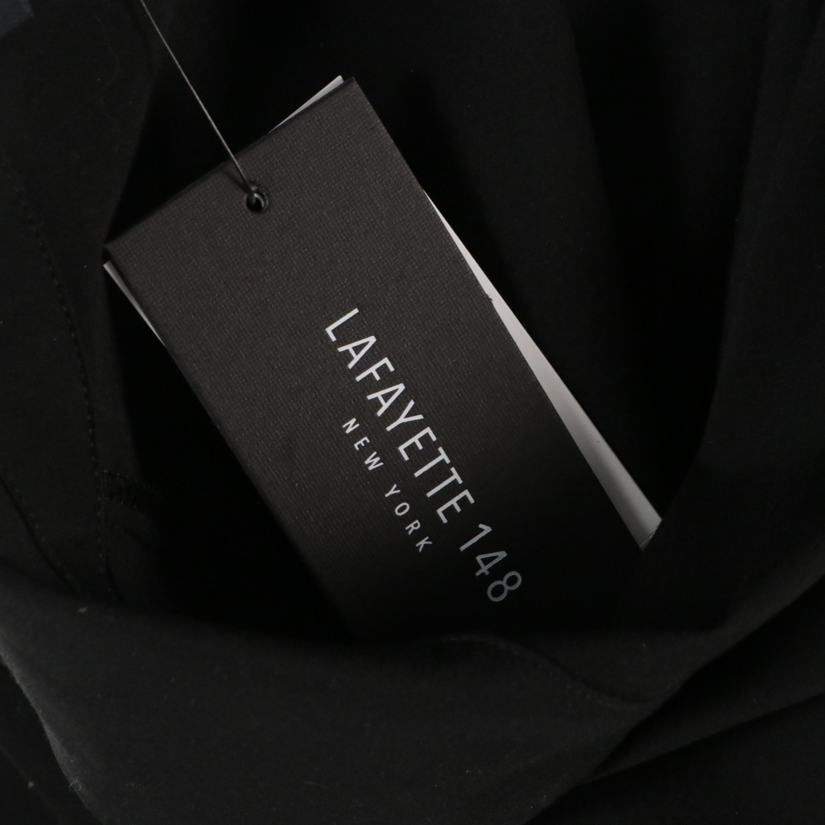 Lafayette 148 New York Striped Silk Sleeveless Dress and Black Dress with Tags