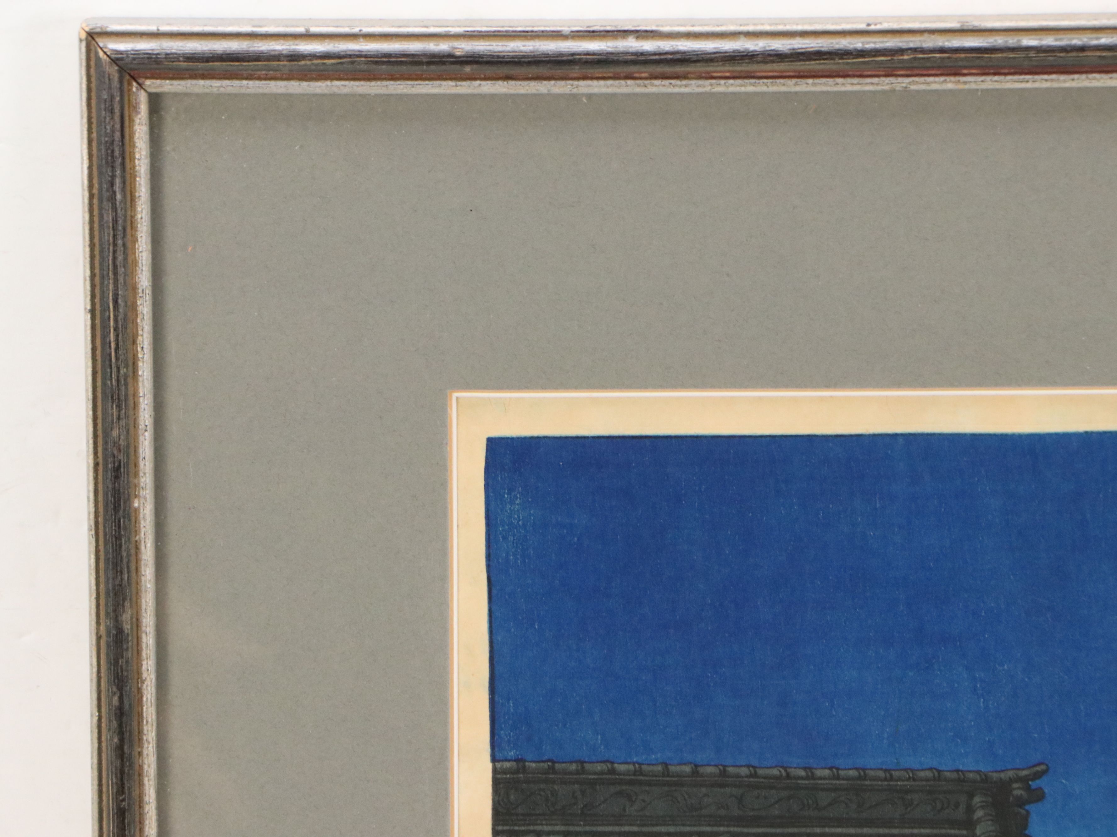 Hasui Kawase Shin-Hanga Woodblock "Kozu, Osaka," 1924