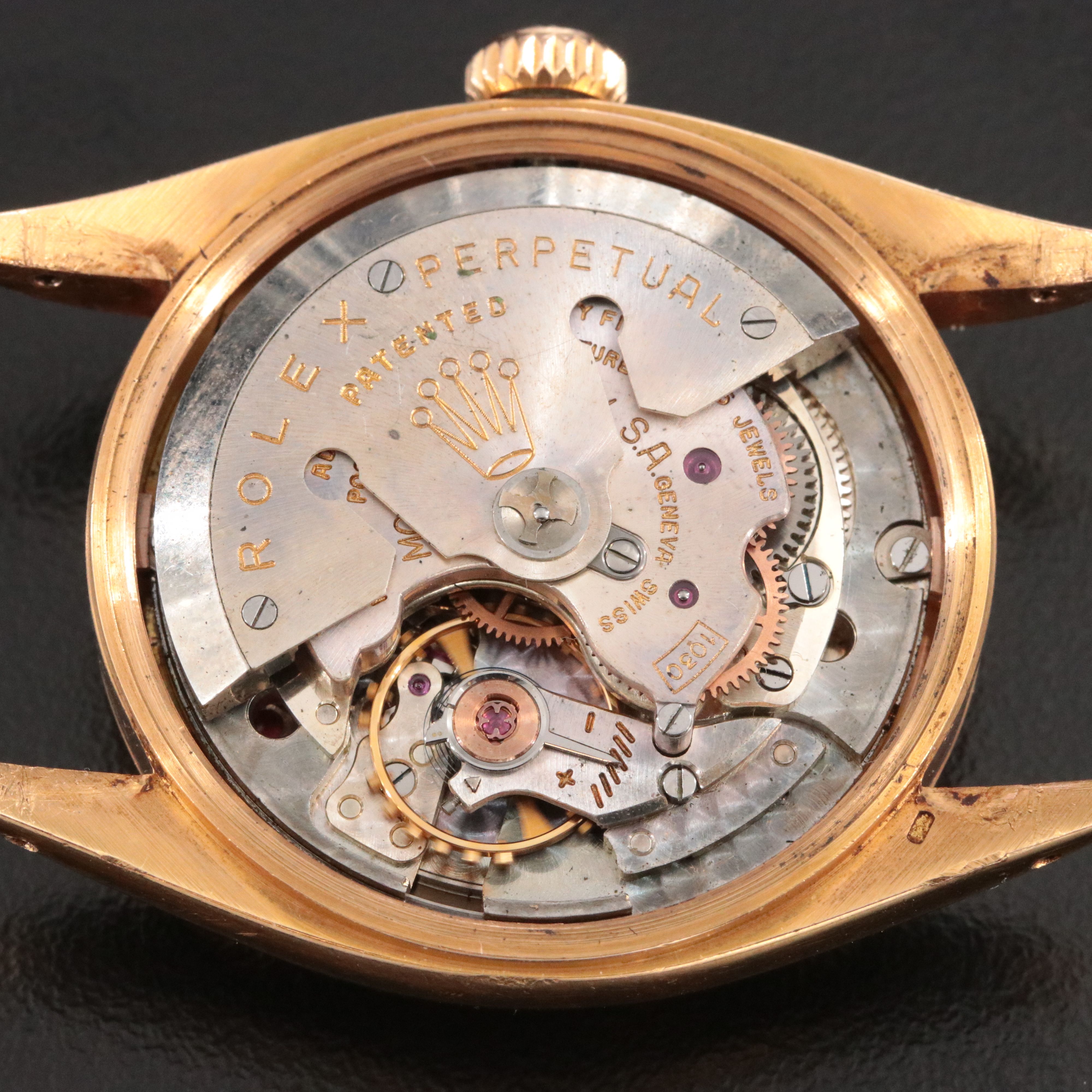 1956 Rolex Oyster Perpetual Date 18K Watch