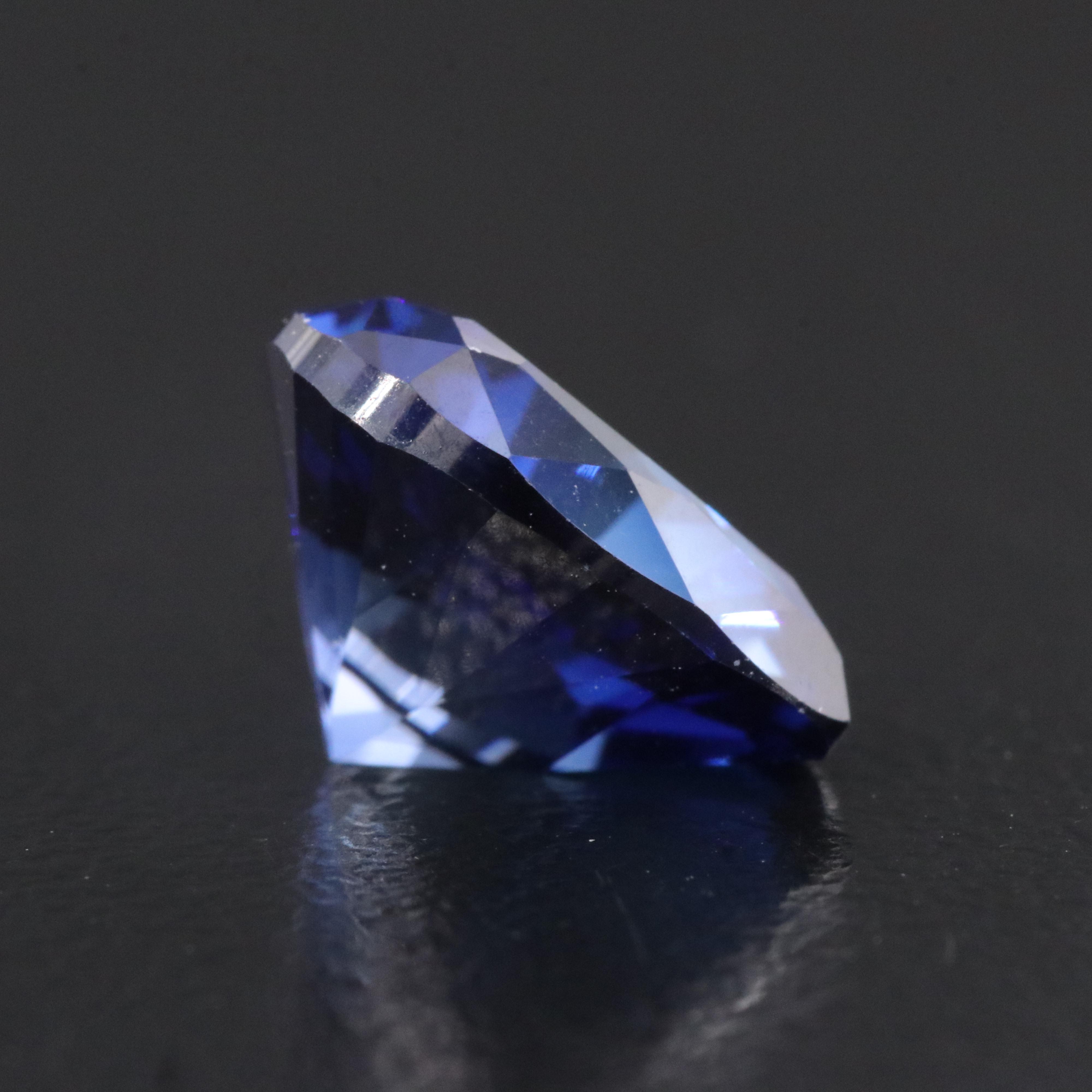 Loose 9.29 CTW Lab Grown Sappphire Pair