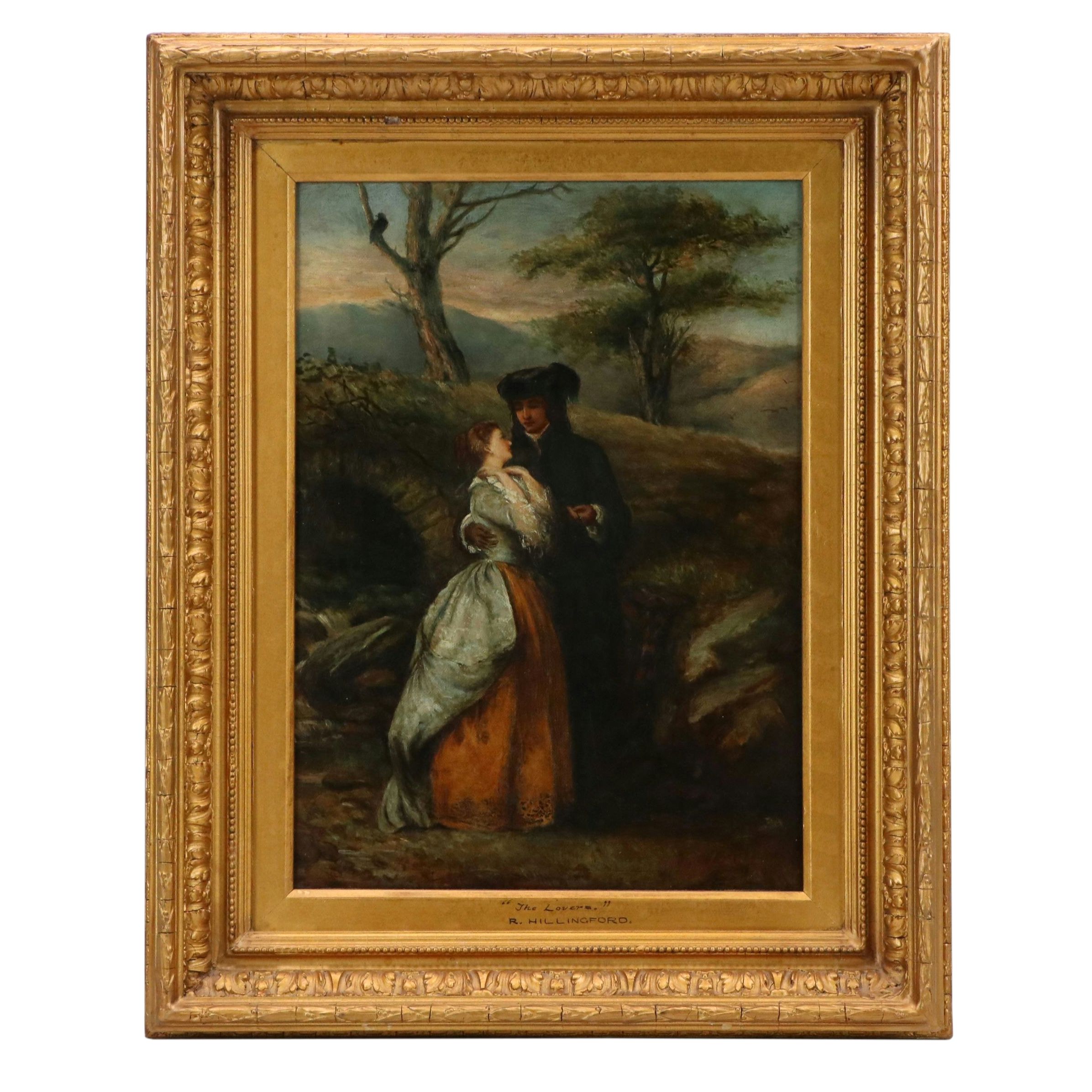 After William Powell Frith Oil Painting "The Bride of Lammermoor"