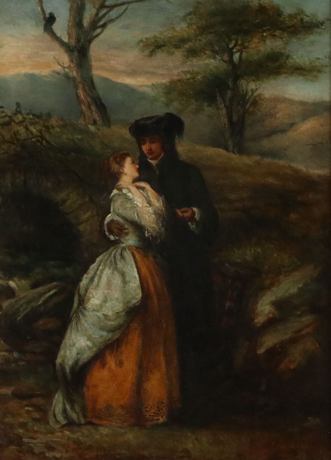 After William Powell Frith Oil Painting "The Bride of Lammermoor"