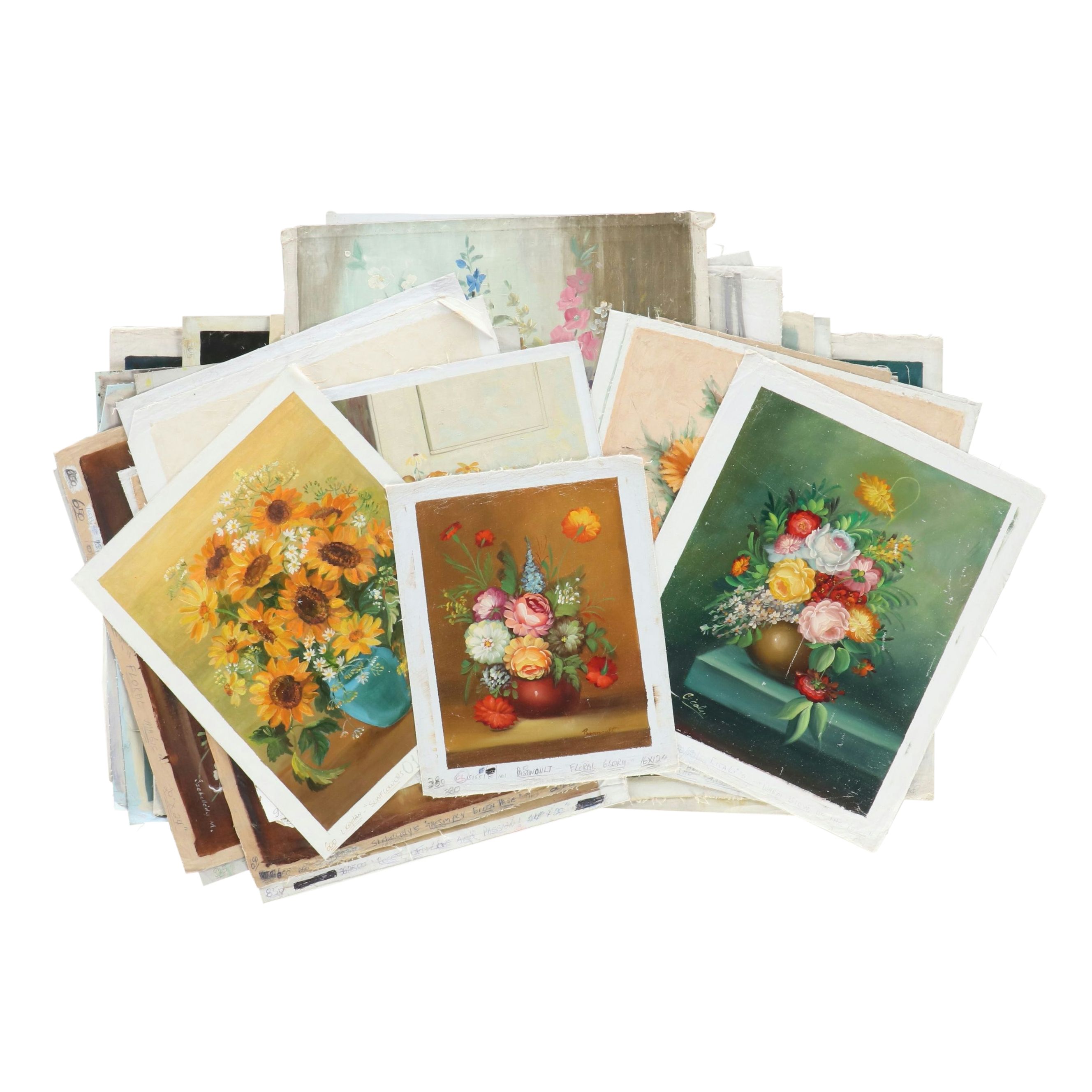 Uncommon Finds: Floral Exuberance in Paintings on Canvas