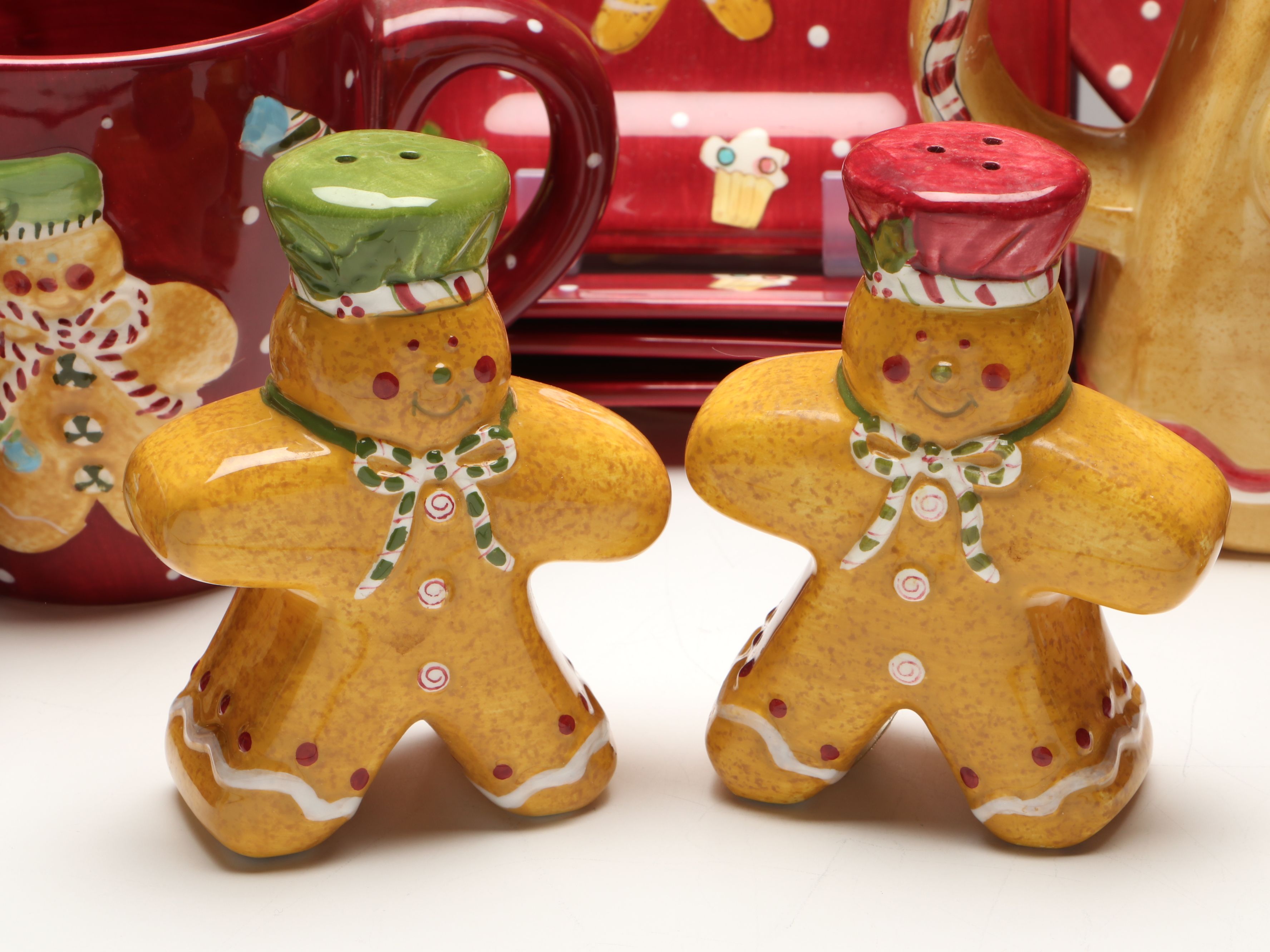 Laurie Gates "Christmas Treats" Punch Bowl with More Kitchenware and Décor