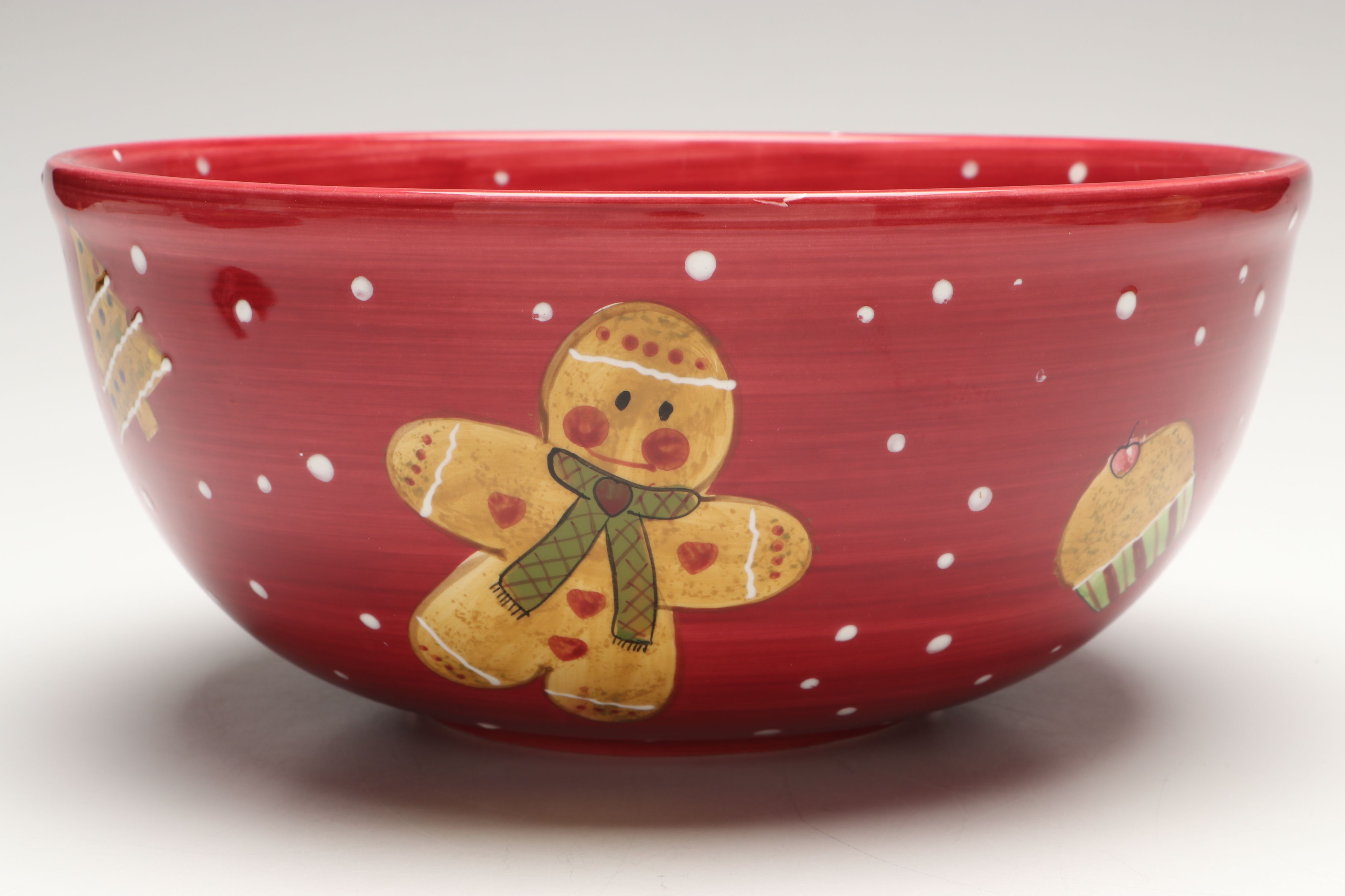 Laurie Gates "Christmas Treats" Punch Bowl with More Kitchenware and Décor