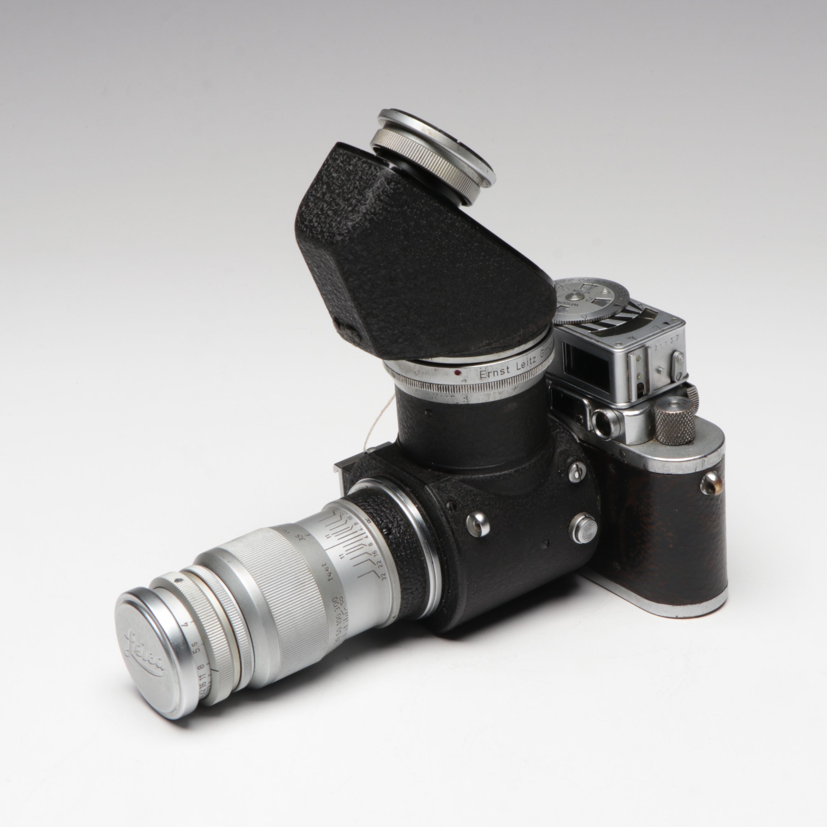 Pre WWII Leica Model IIIa with Visoflex 1 and Metraphot, Ca. 1937-1938