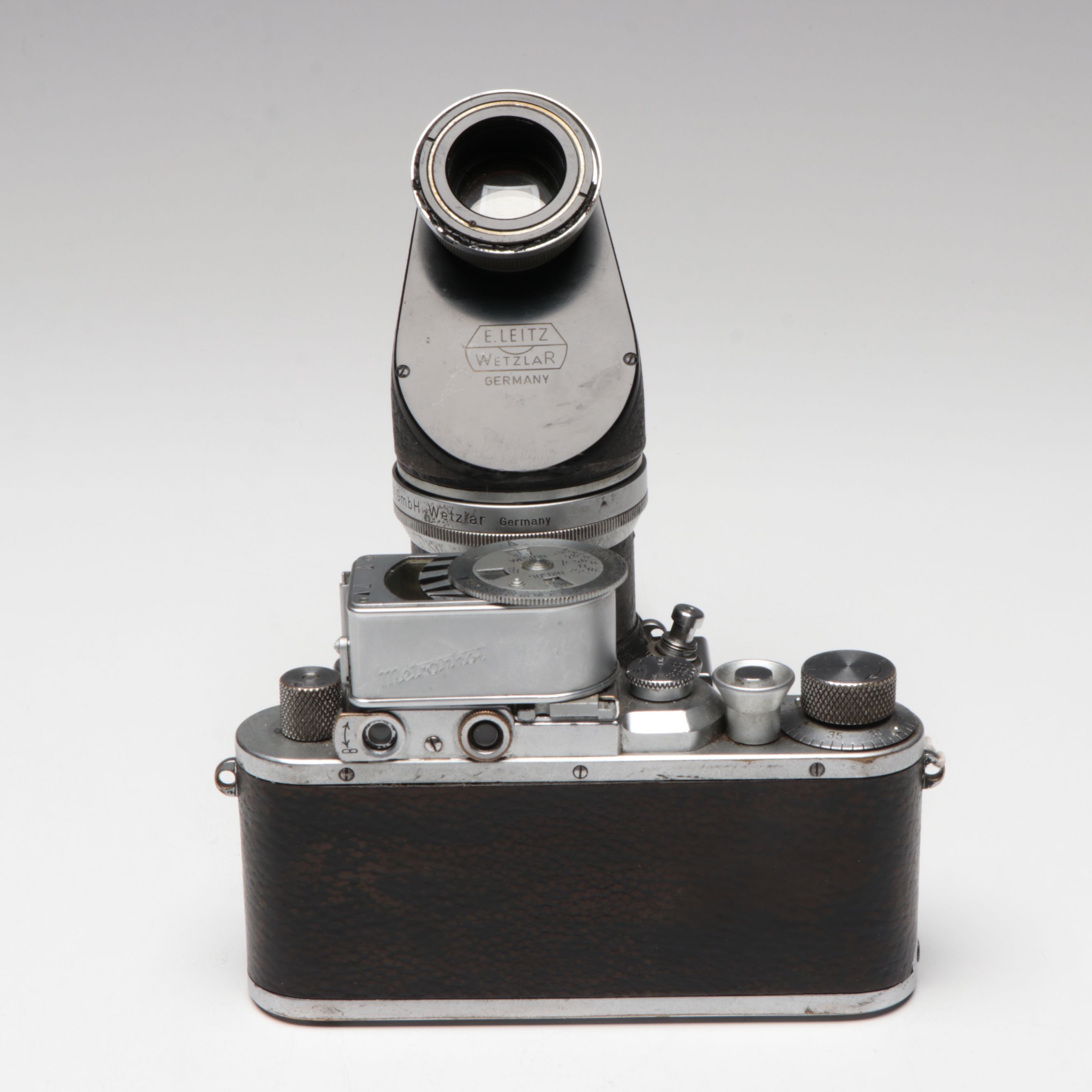 Pre WWII Leica Model IIIa with Visoflex 1 and Metraphot, Ca. 1937-1938