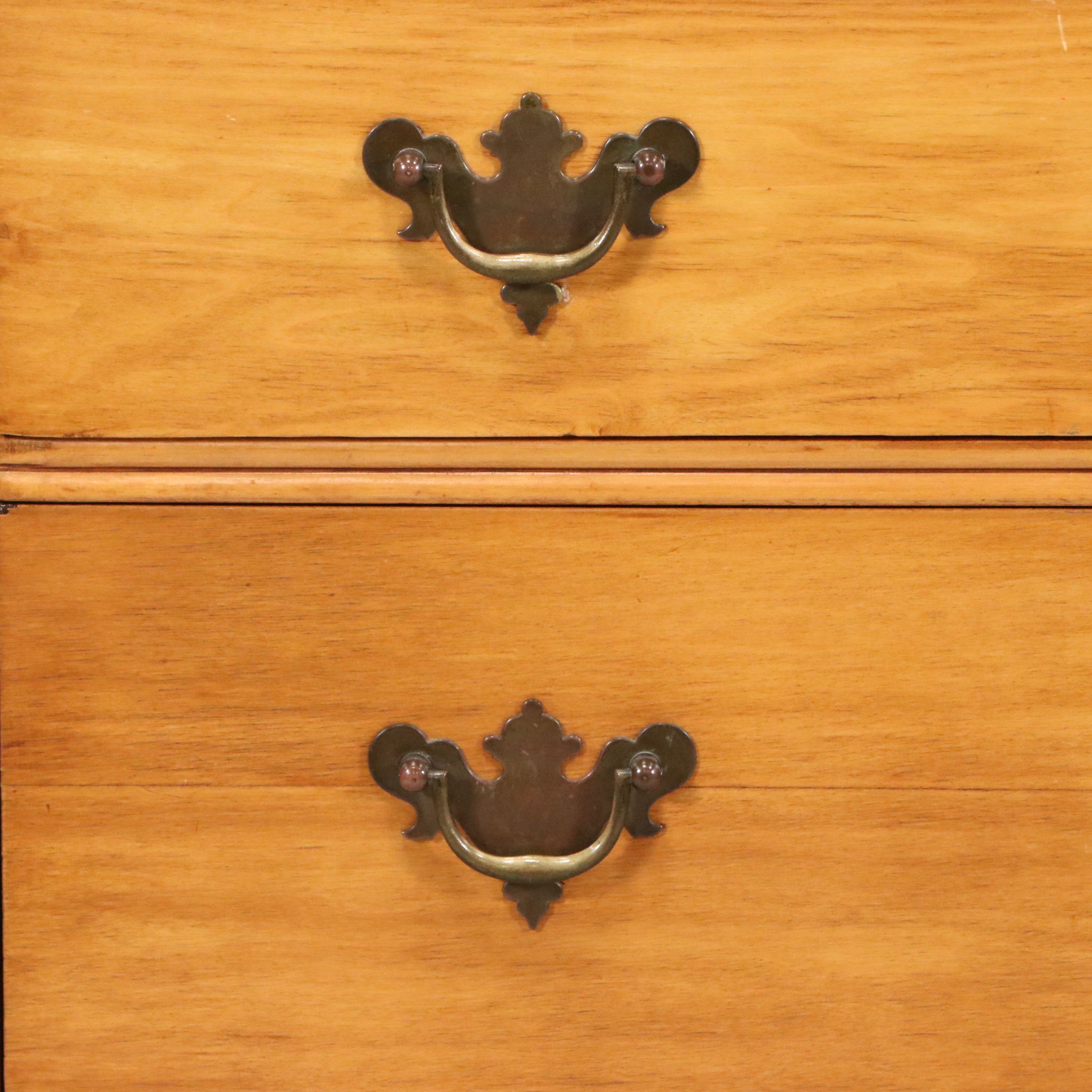 Baker Furniture Four-Drawer Maple Chest, Early 20th Century