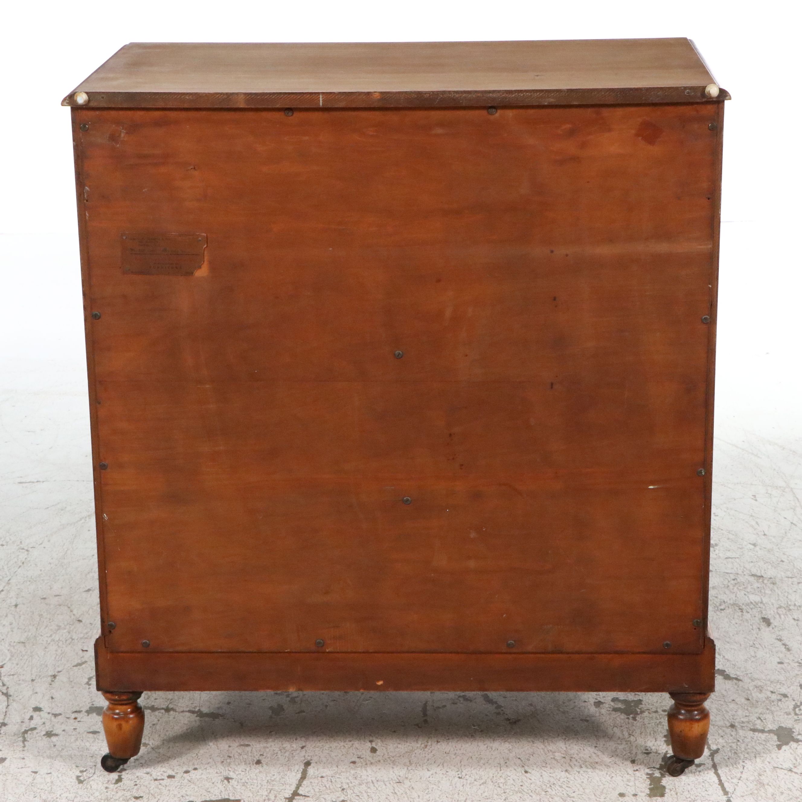 Baker Furniture Four-Drawer Maple Chest, Early 20th Century