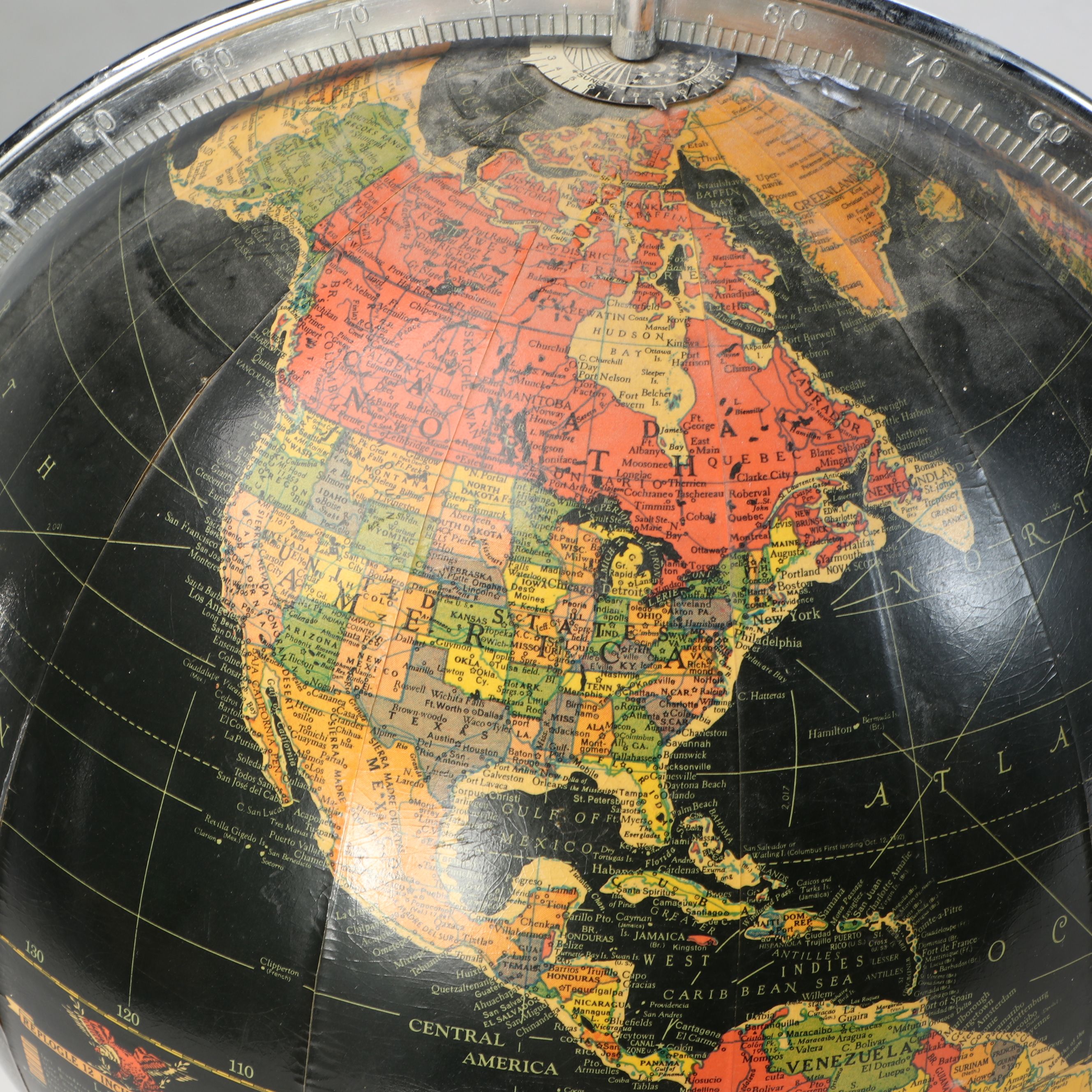 Replogle 12 Inch Starlight Vintage Globe, Mid-20th Century