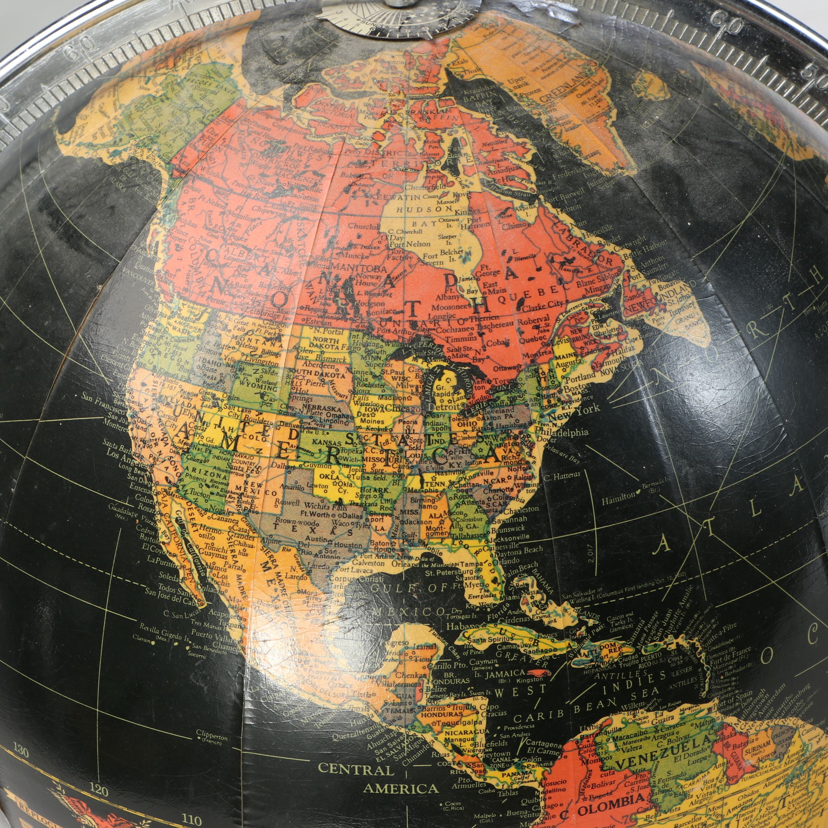 Replogle 12 Inch Starlight Vintage Globe, Mid-20th Century