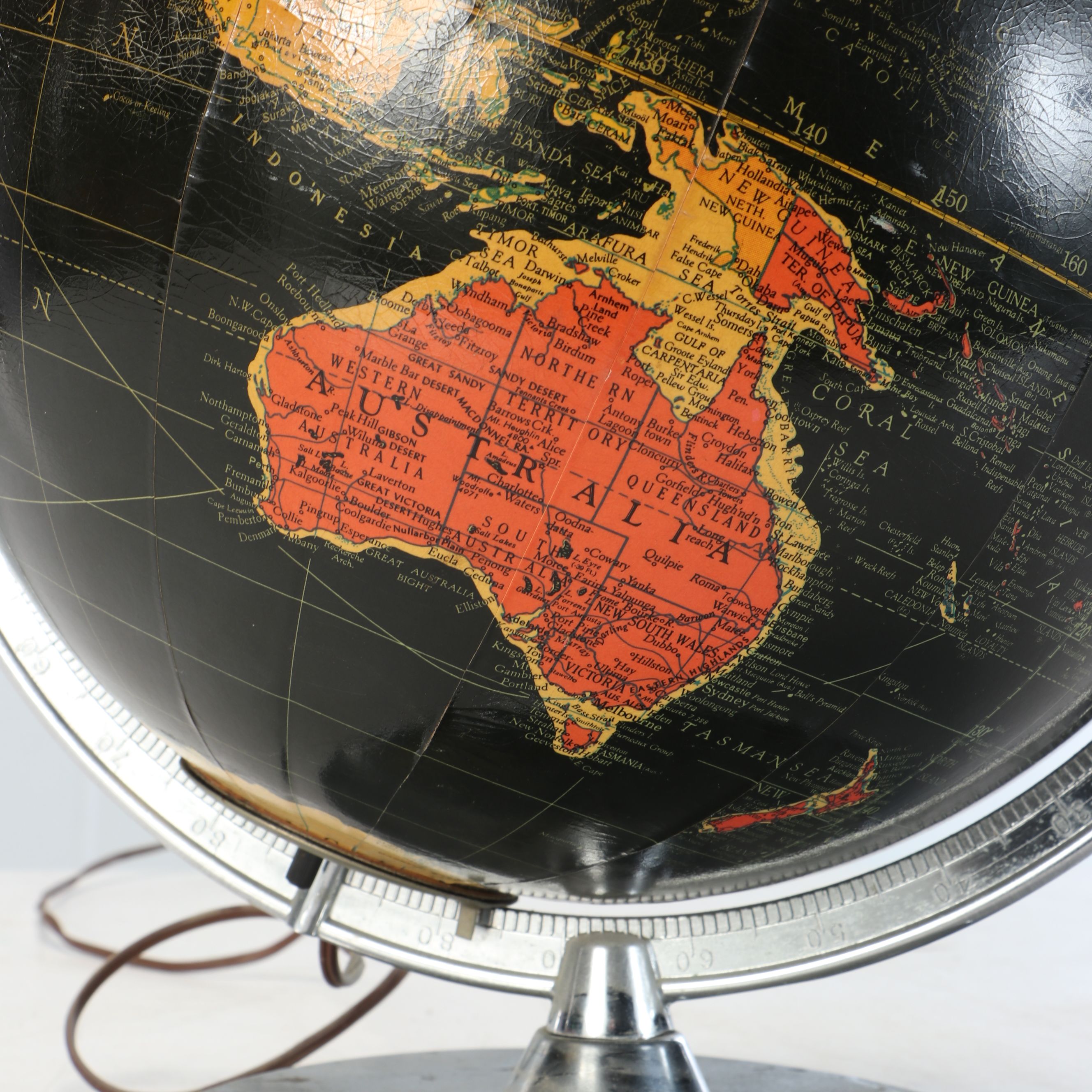 Replogle 12 Inch Starlight Vintage Globe, Mid-20th Century