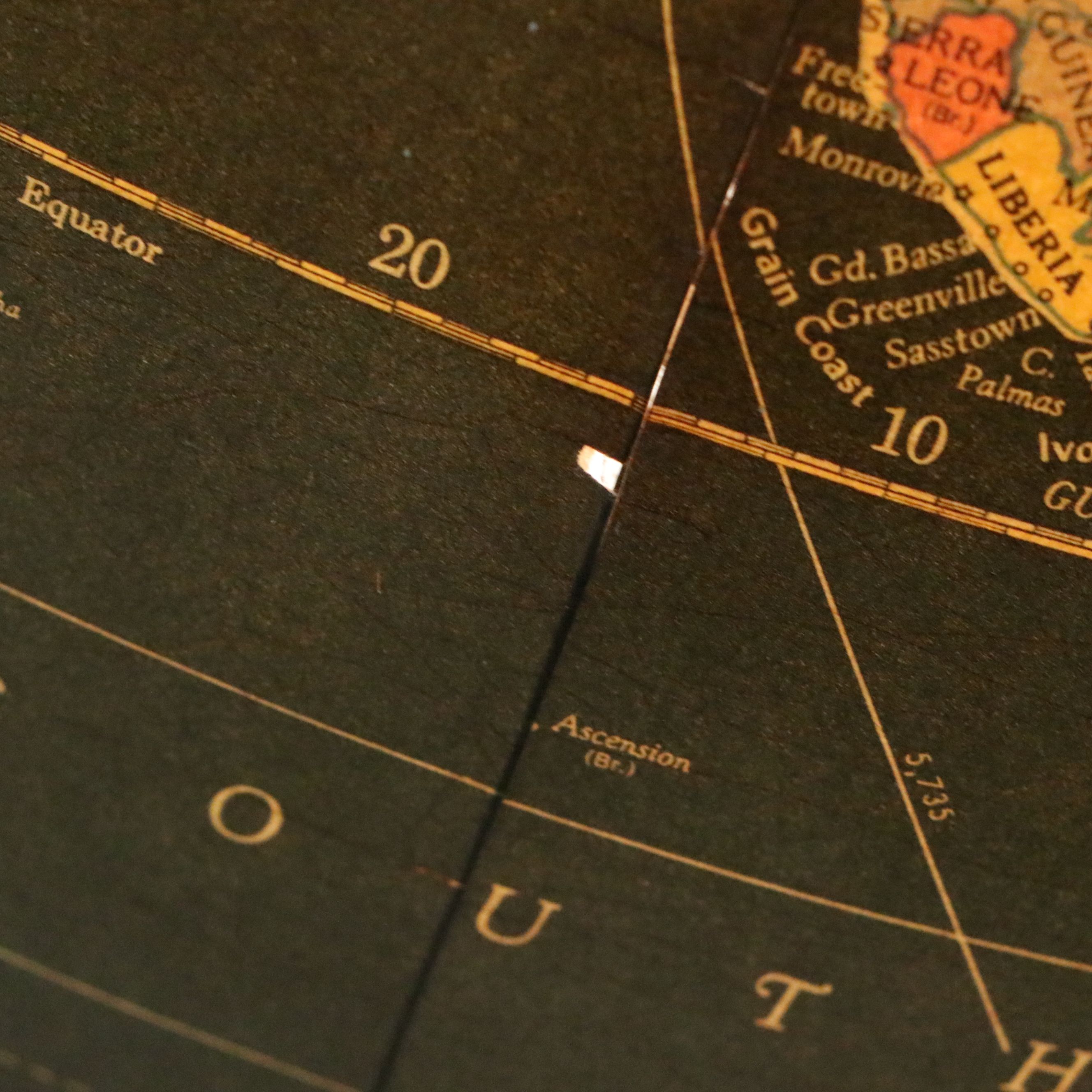 Replogle 12 Inch Starlight Vintage Globe, Mid-20th Century