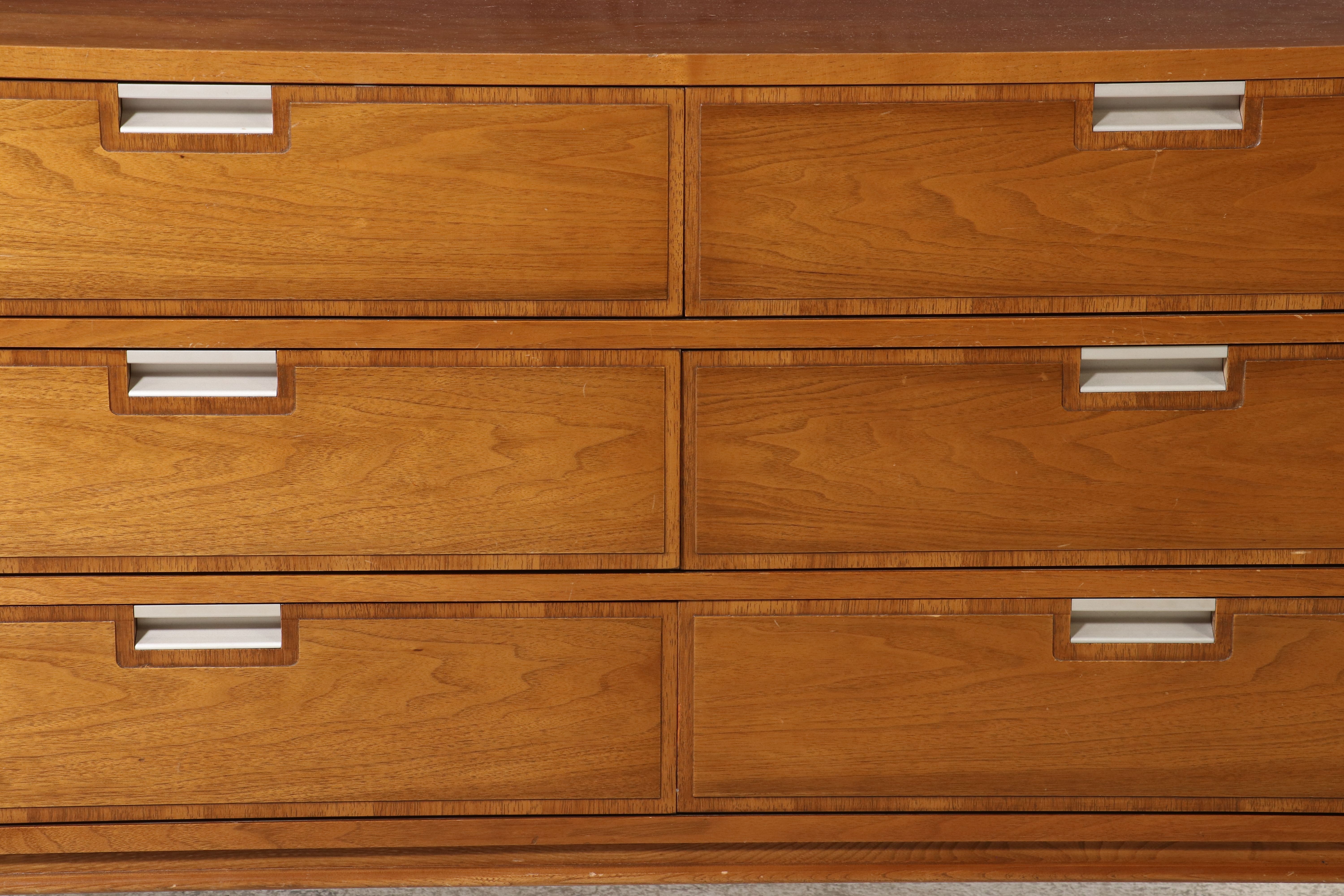 Basic-Witz Mid Century Modern Six-Drawer Lowboy, 1960s