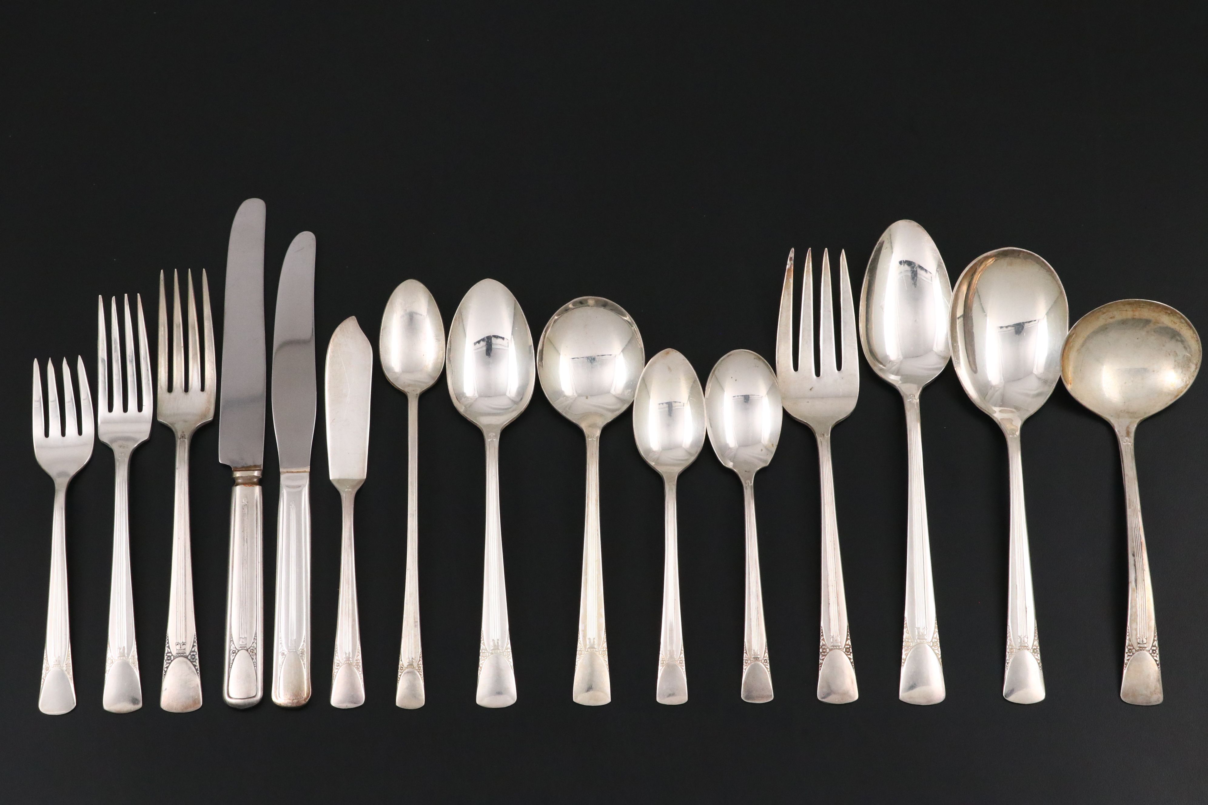International "Bouquet-Embassy" Silver Plate Flatware, 1939