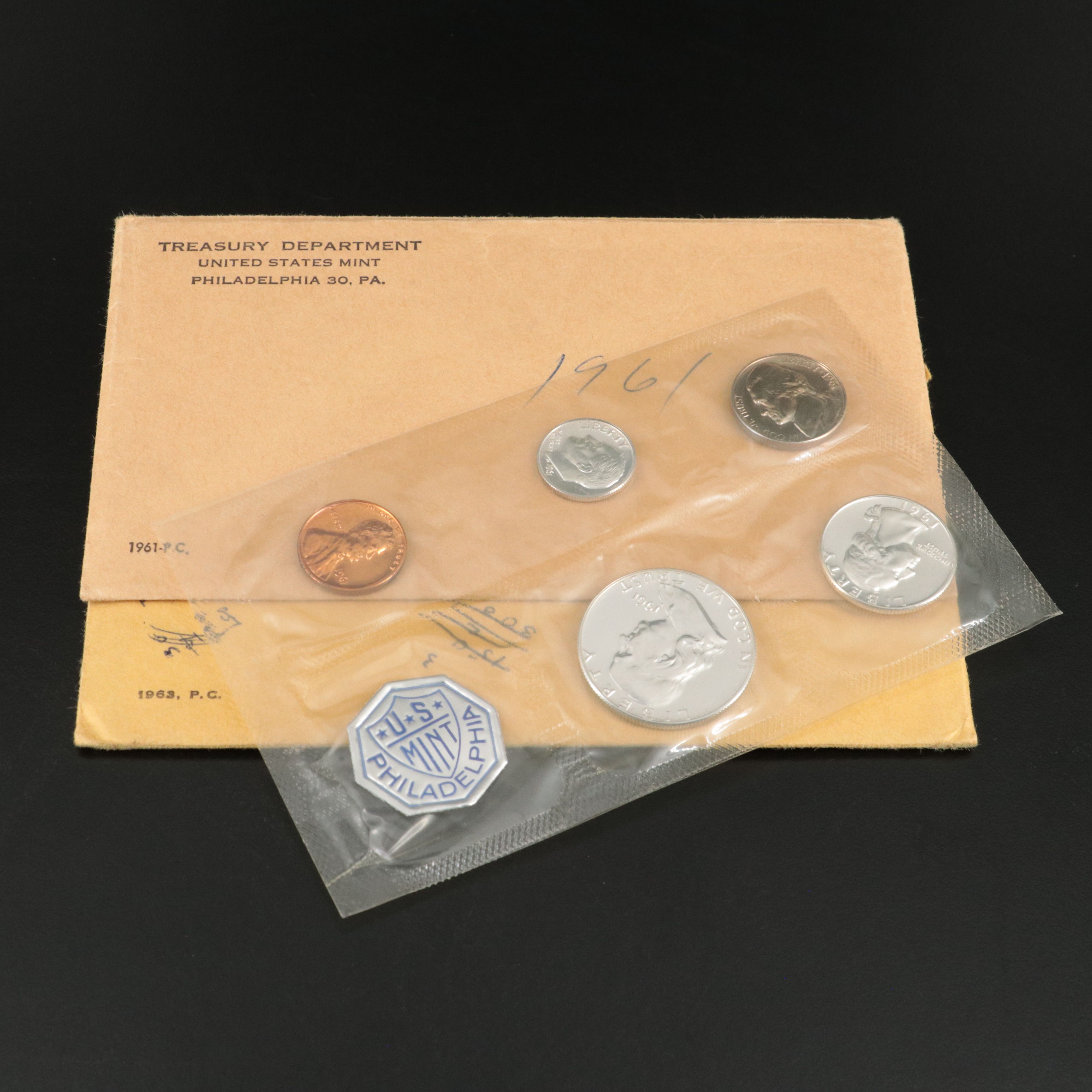 Two Classic U.S. Silver Proof Sets 1961 and 1963