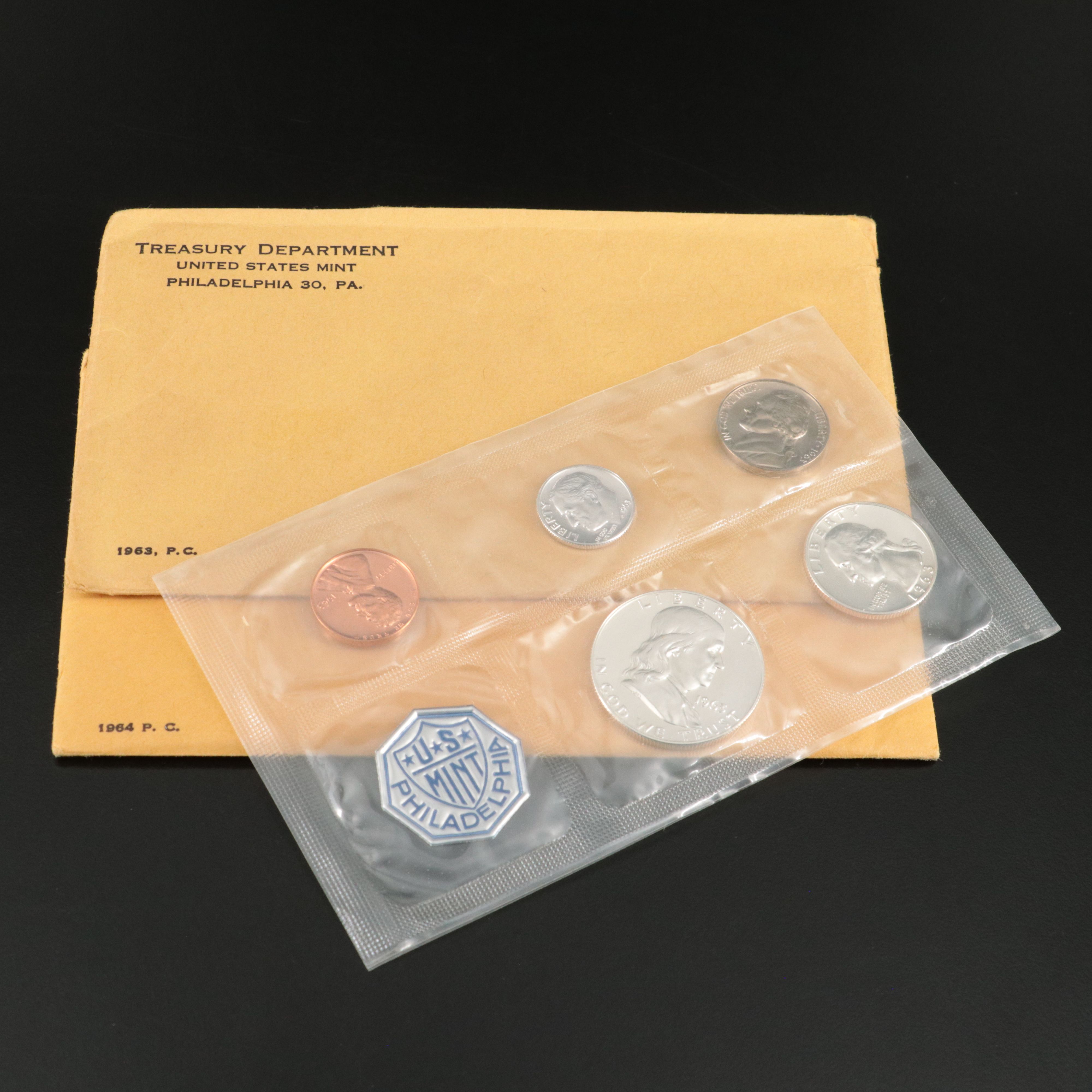 Two Classic U.S. Silver Proof Sets 1963 and 1964