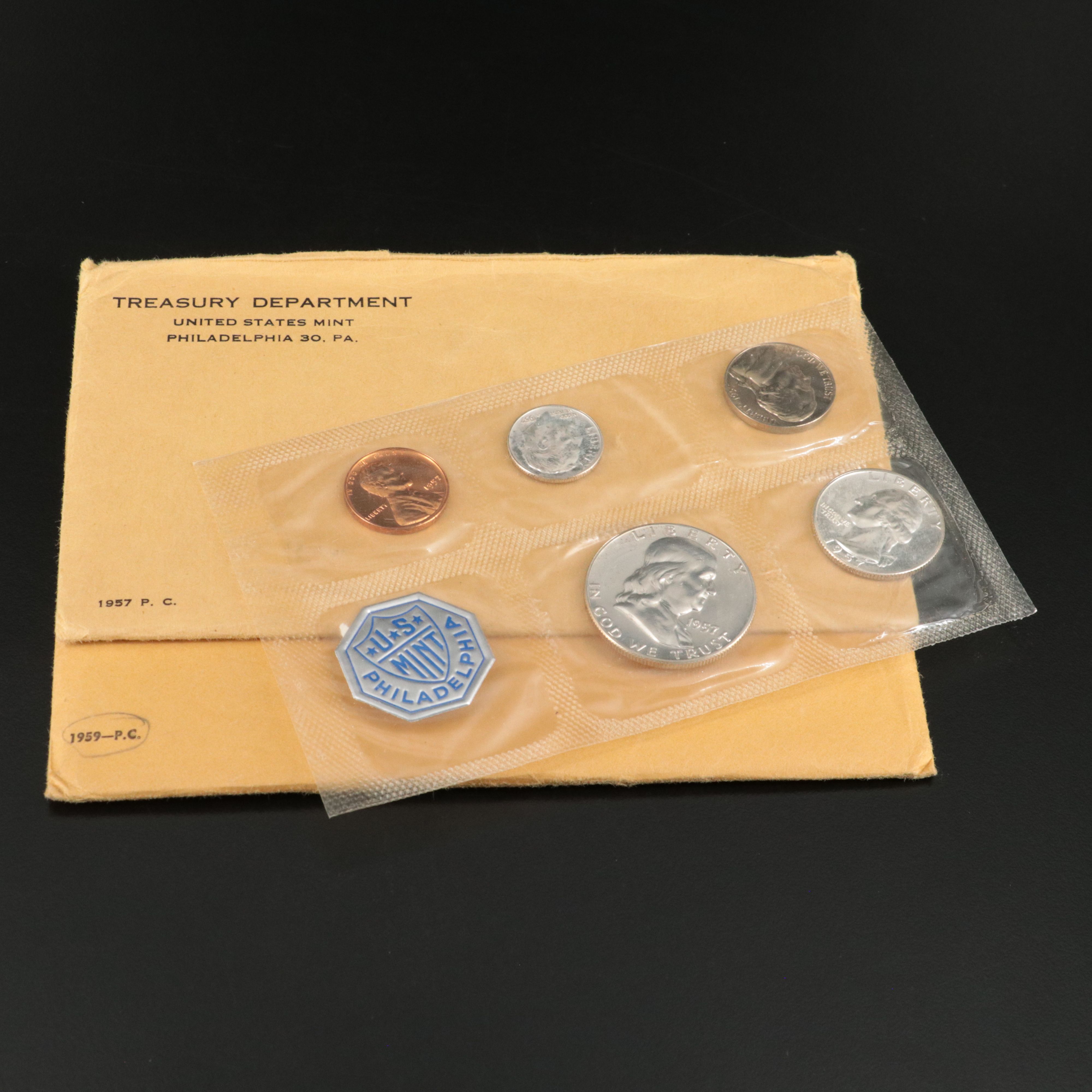 Two Classic U.S. Silver Proof Sets 1957 and 1959