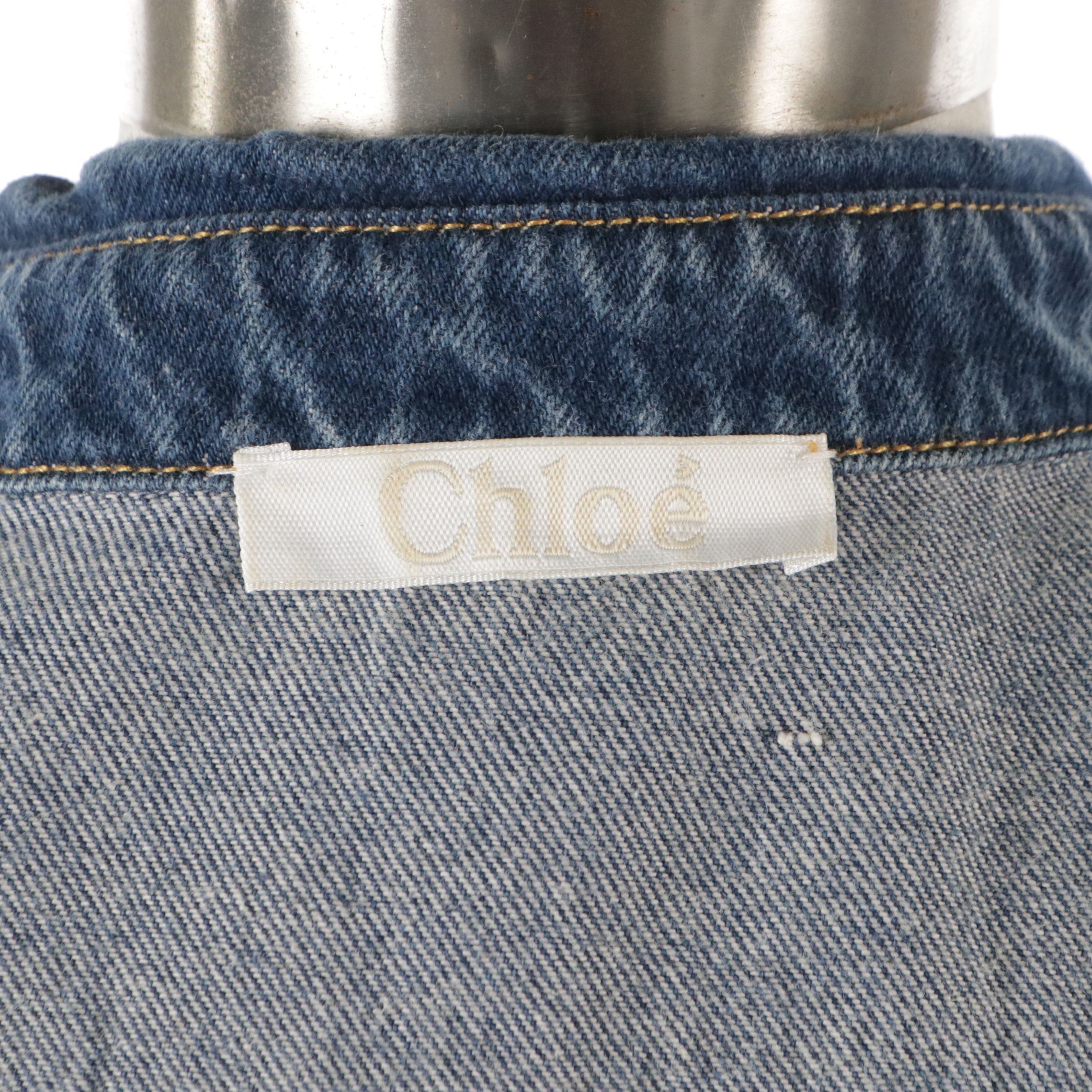Chloé Blue Denim Button-Up Shirt