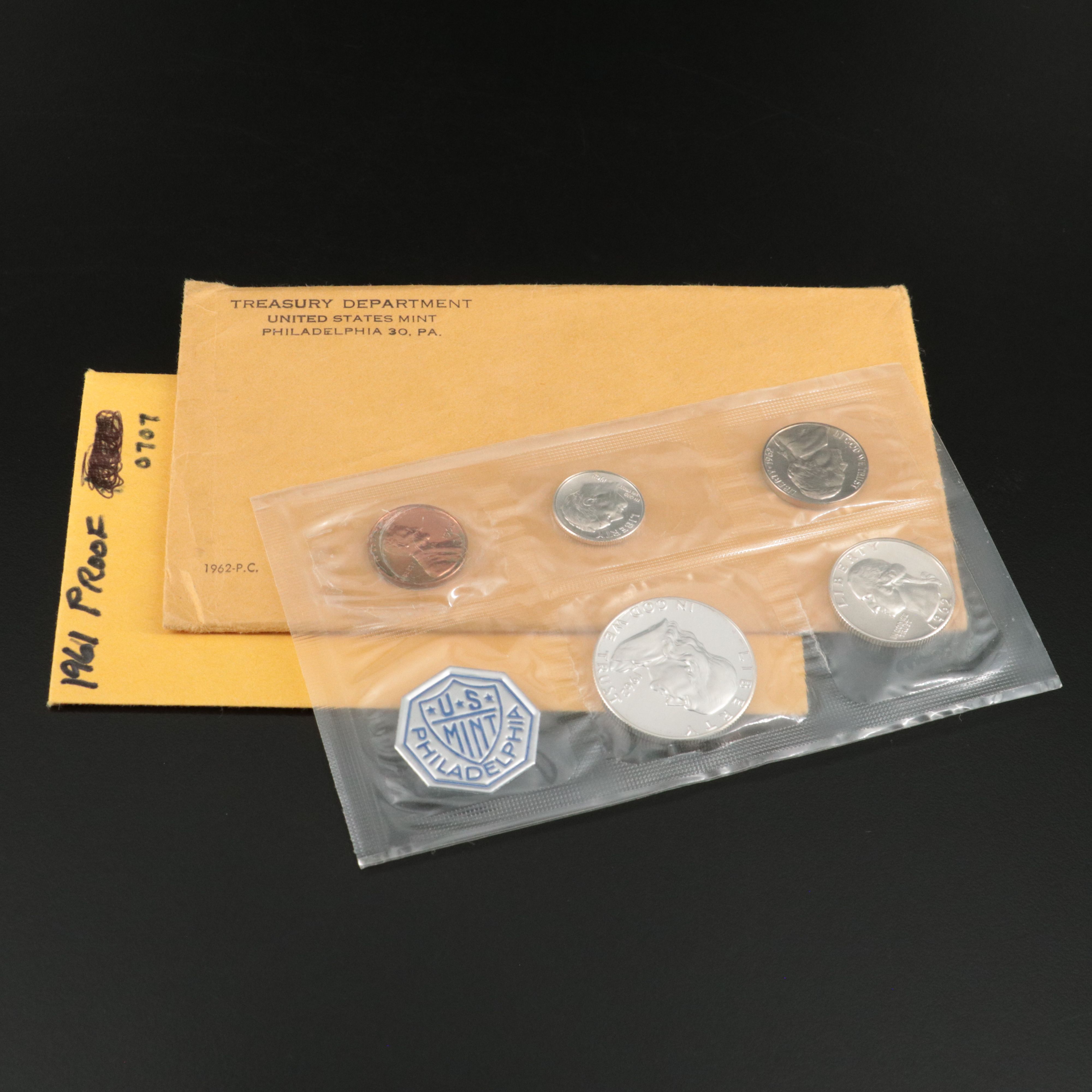 Two Classic U.S. Silver Proof Sets 1961 and 1962
