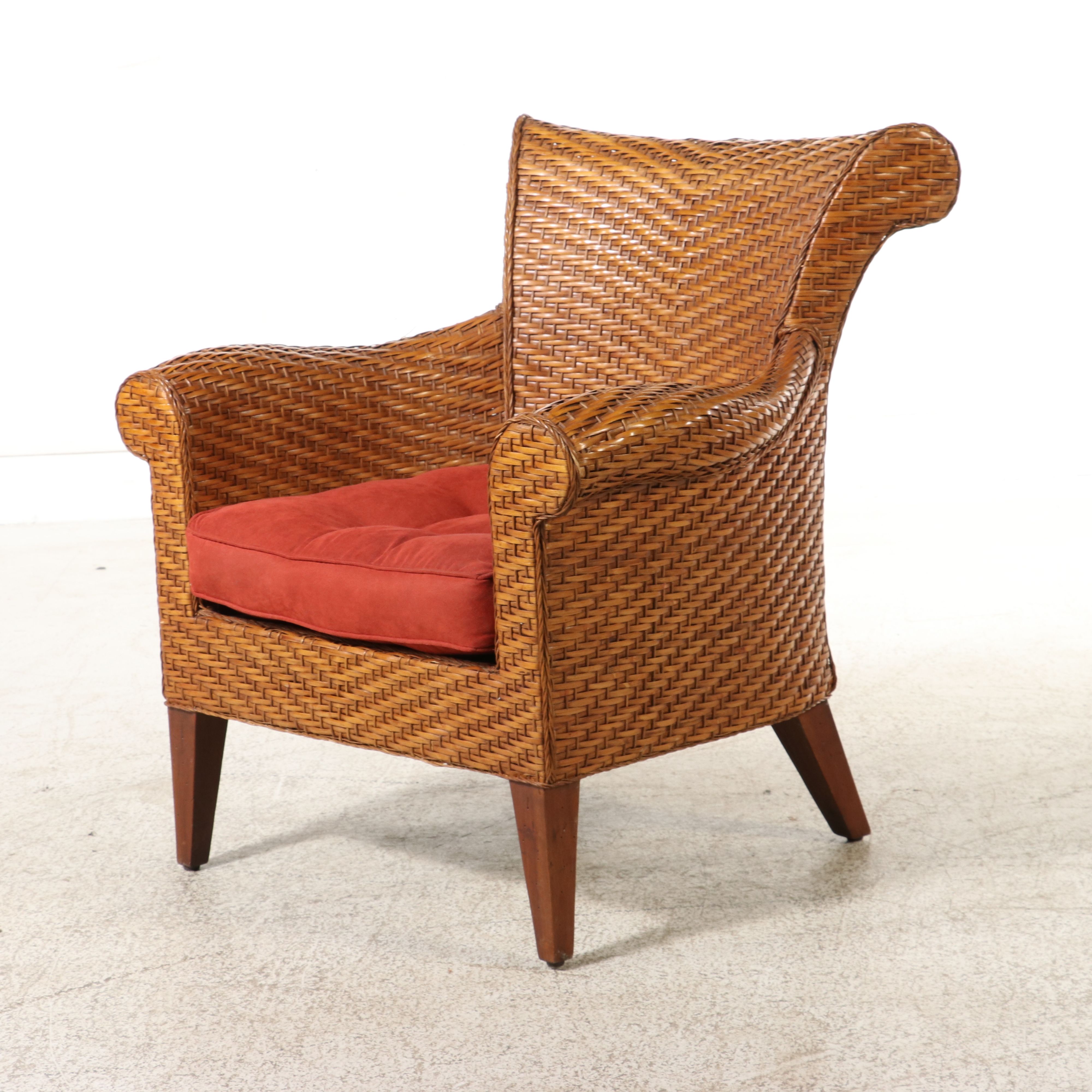 Pair of Pier 1 Wicker Armchairs