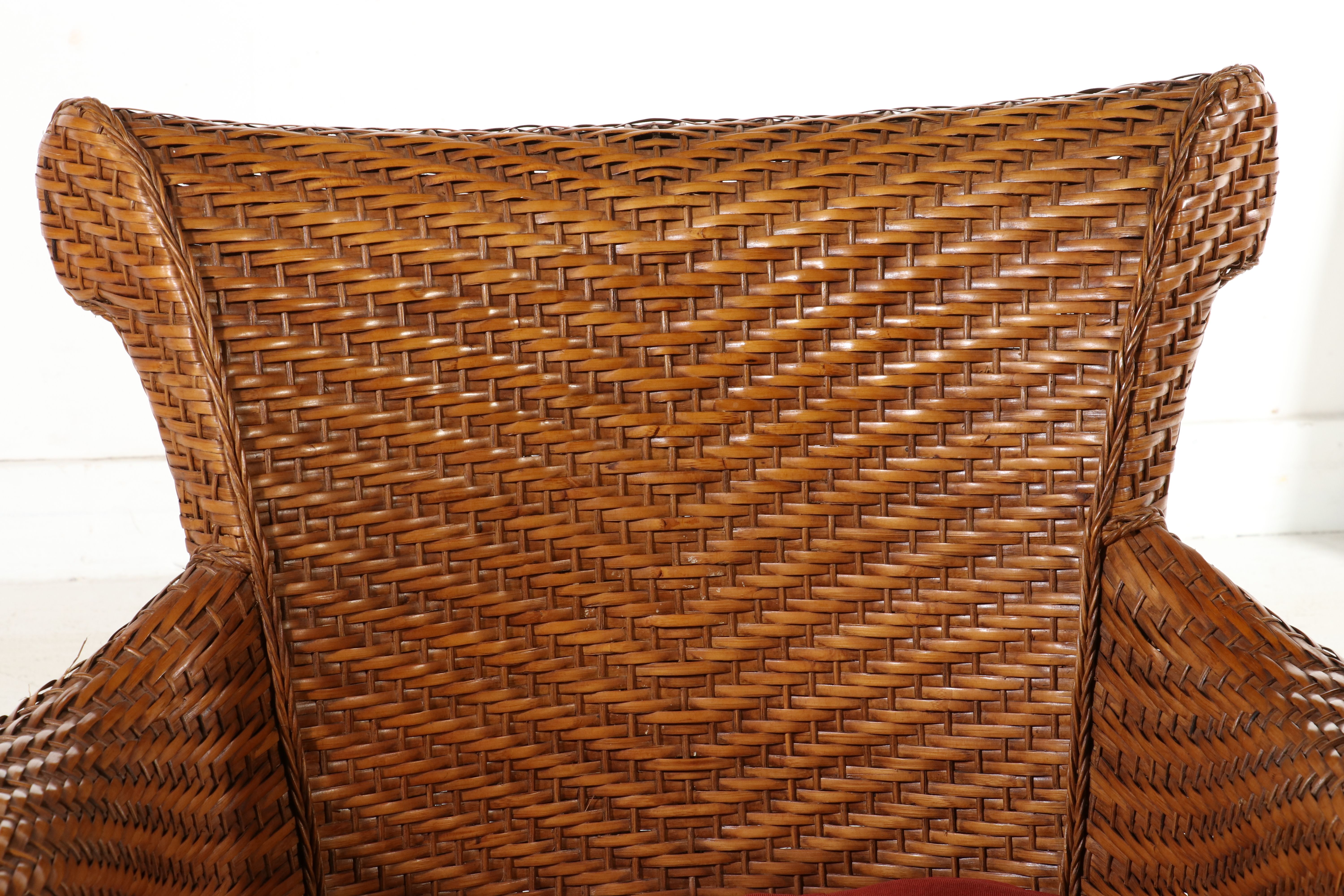 Pair of Pier 1 Wicker Armchairs