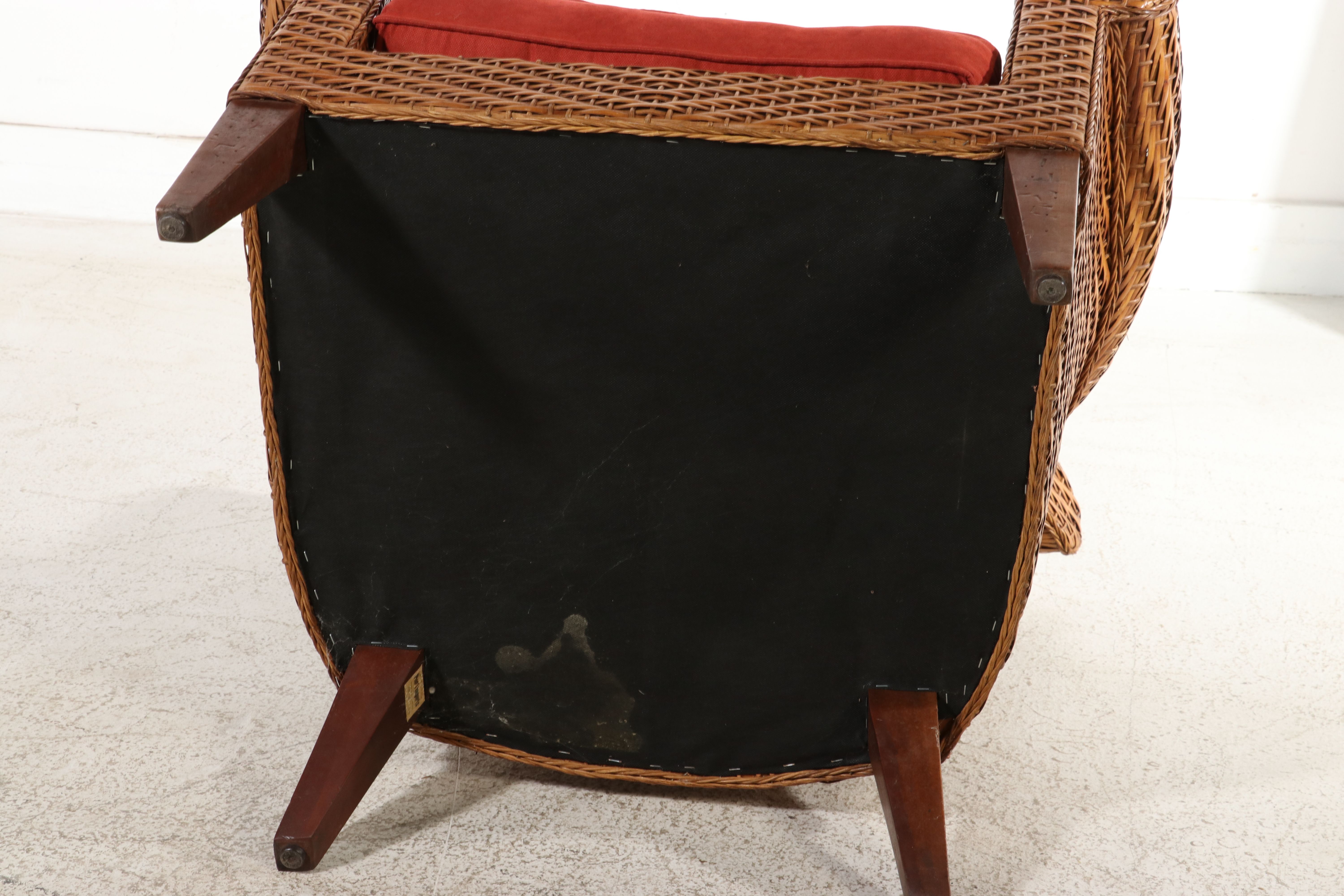 Pair of Pier 1 Wicker Armchairs