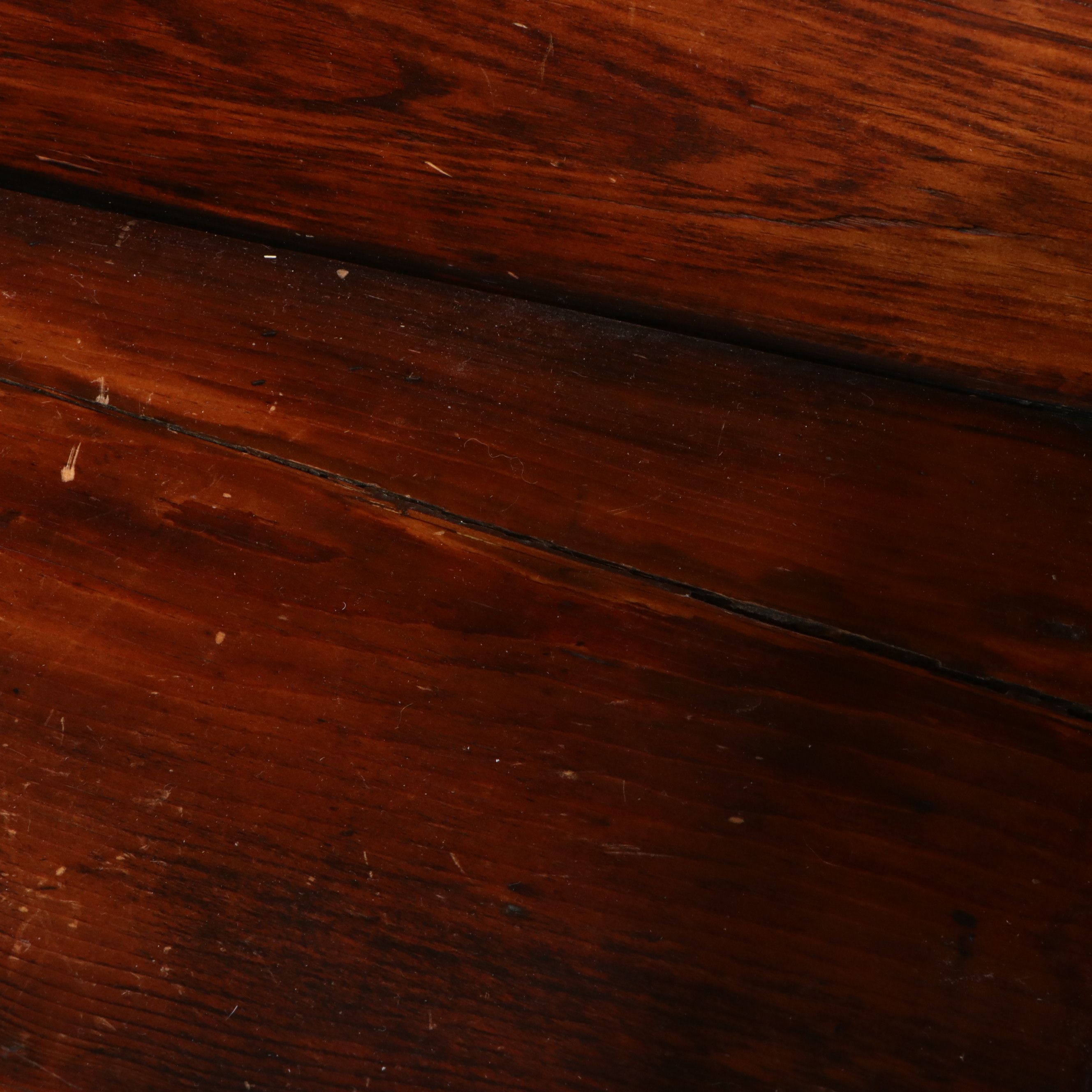 American Victorian Pine Spindle-Leg Desk and Carved Walnut Caned Chair