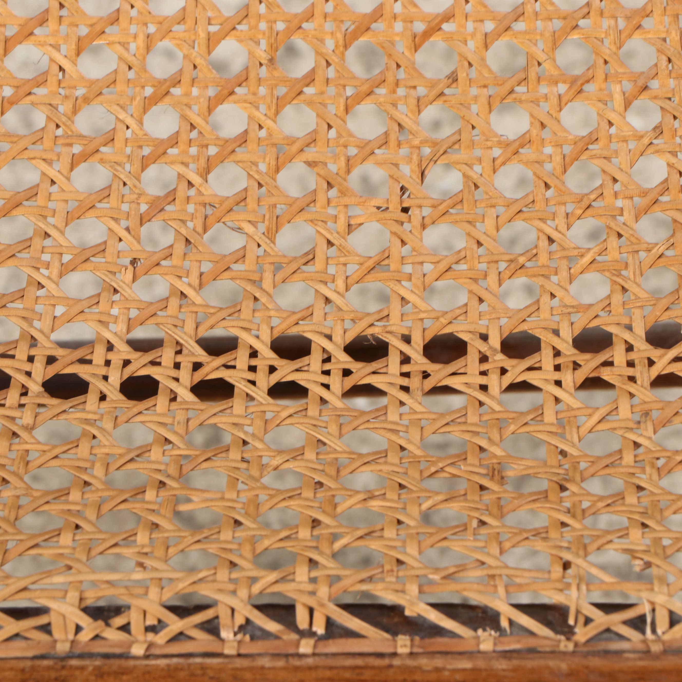 American Victorian Pine Spindle-Leg Desk and Carved Walnut Caned Chair