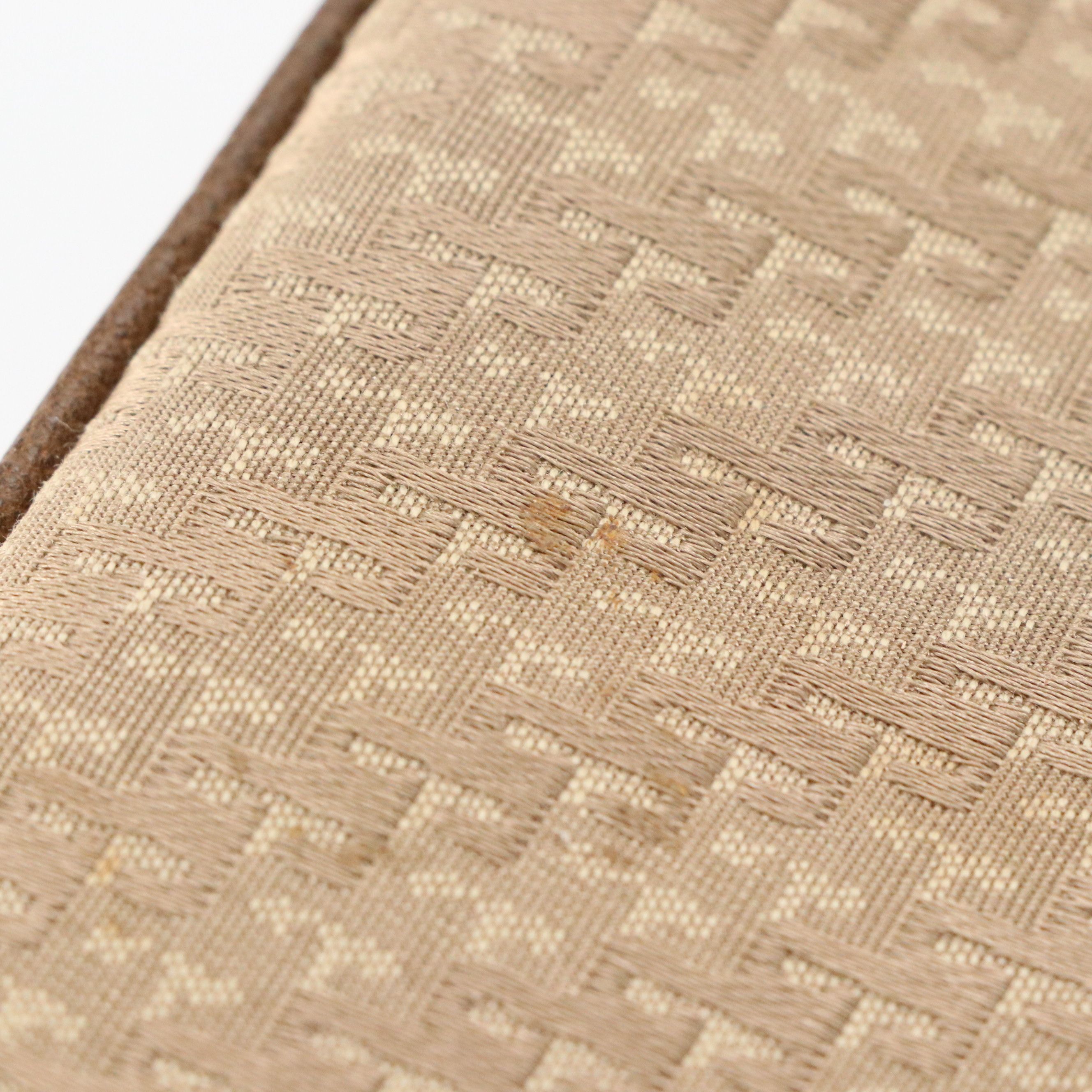 Gucci Brown G Jacquard Canvas and Leather Crossbody Bag