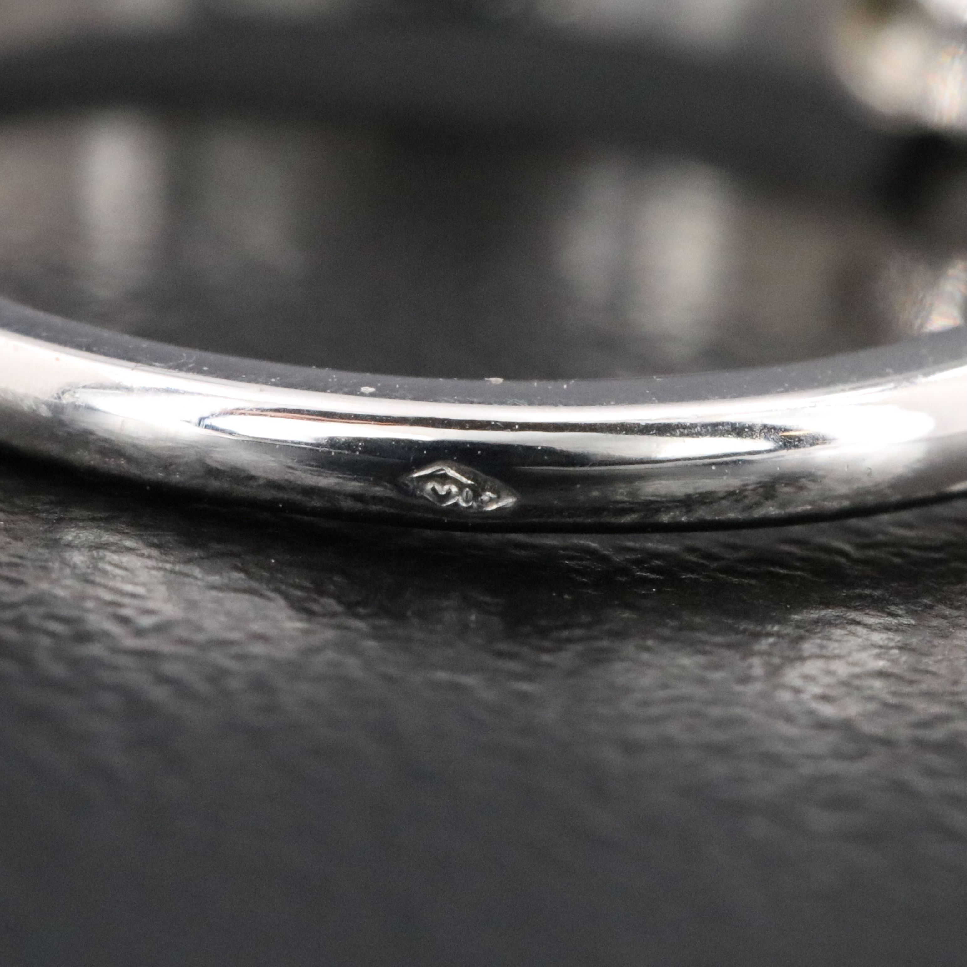 Cartier 1895 Platinum 0.25 CT Diamond Solitaire Ring with COA and GIA Report