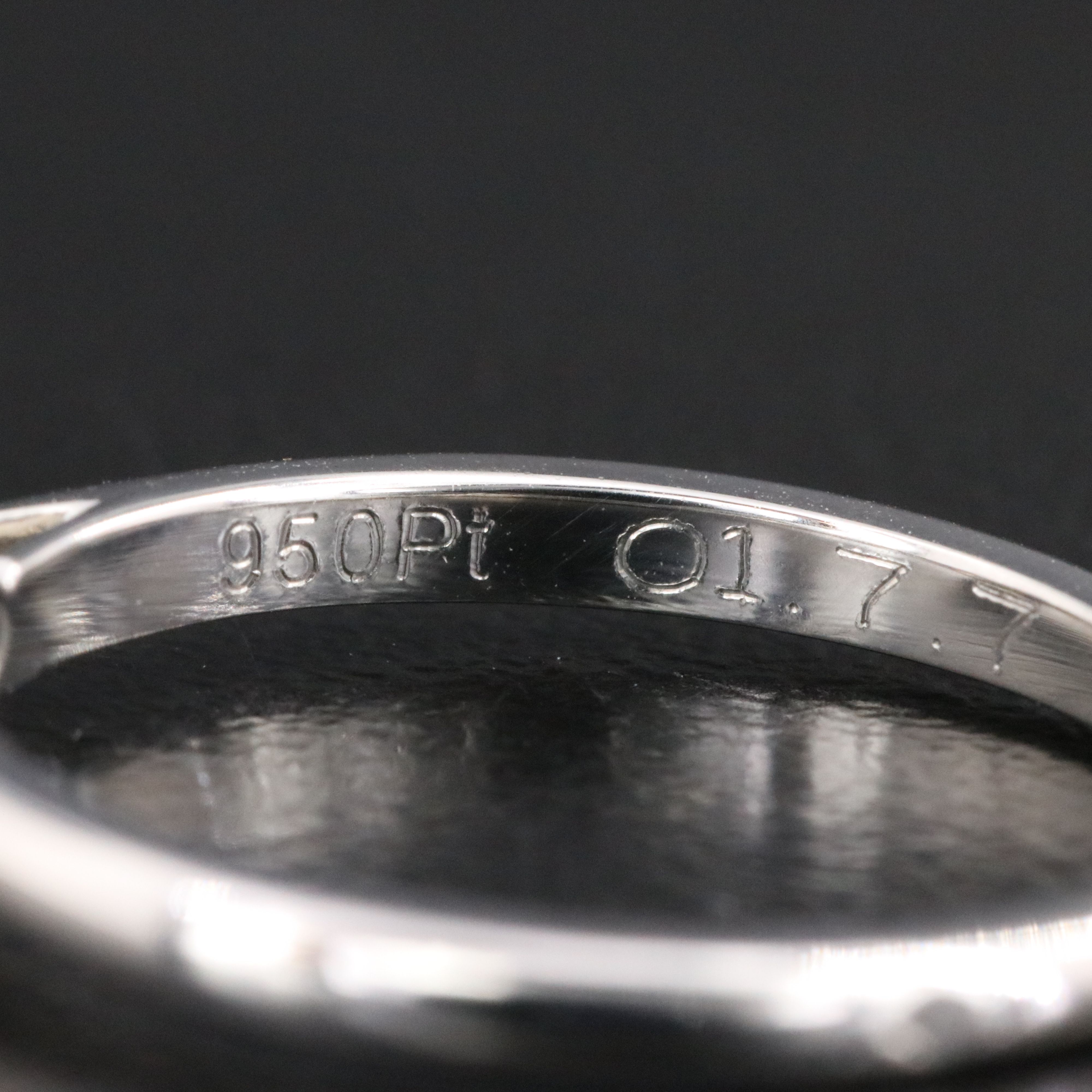 Cartier 1895 Platinum 0.25 CT Diamond Solitaire Ring with COA and GIA Report