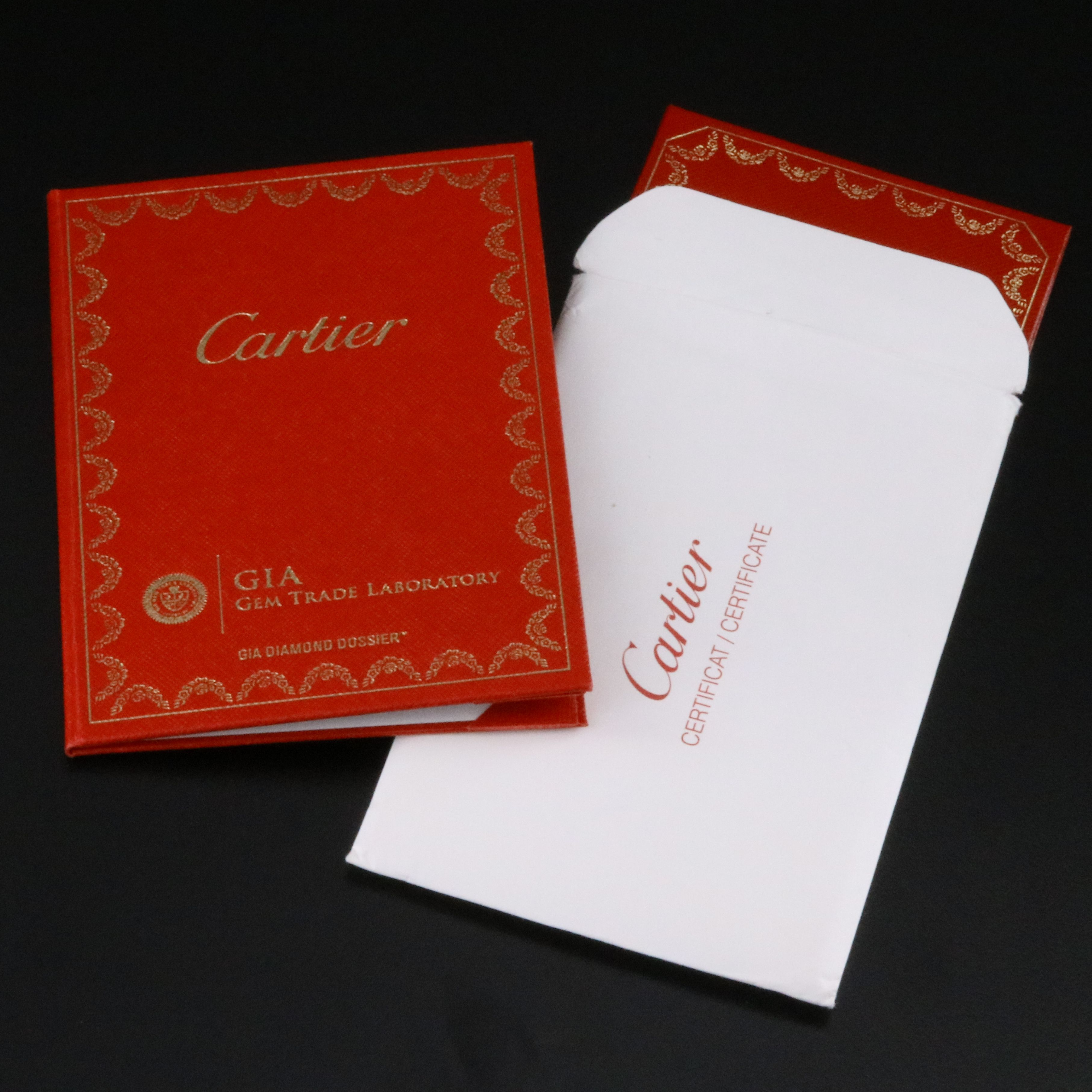 Cartier 1895 Platinum 0.25 CT Diamond Solitaire Ring with COA and GIA Report