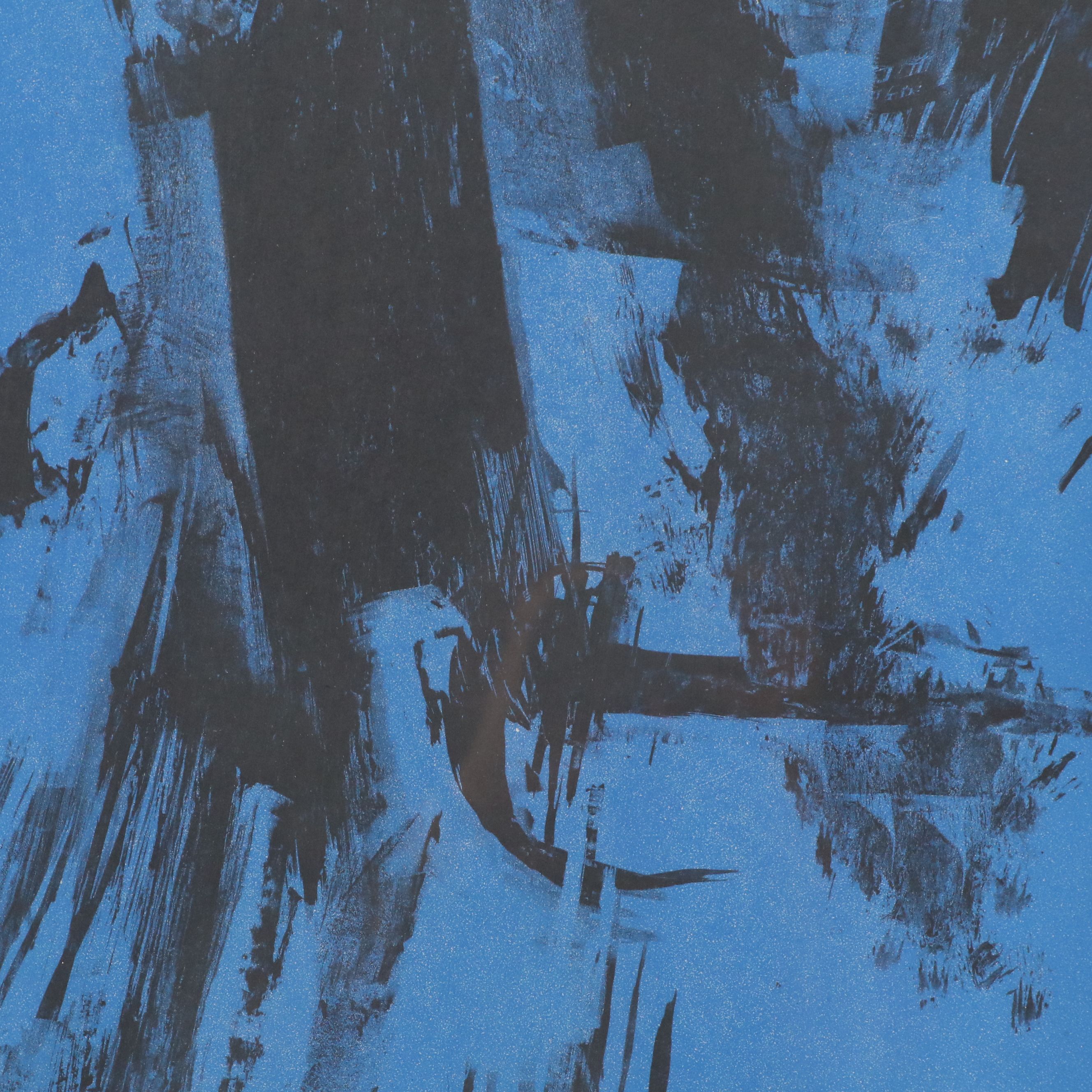 Cleve Gray Abstract Expressionist Lithograph, Mid to Late 20th Century