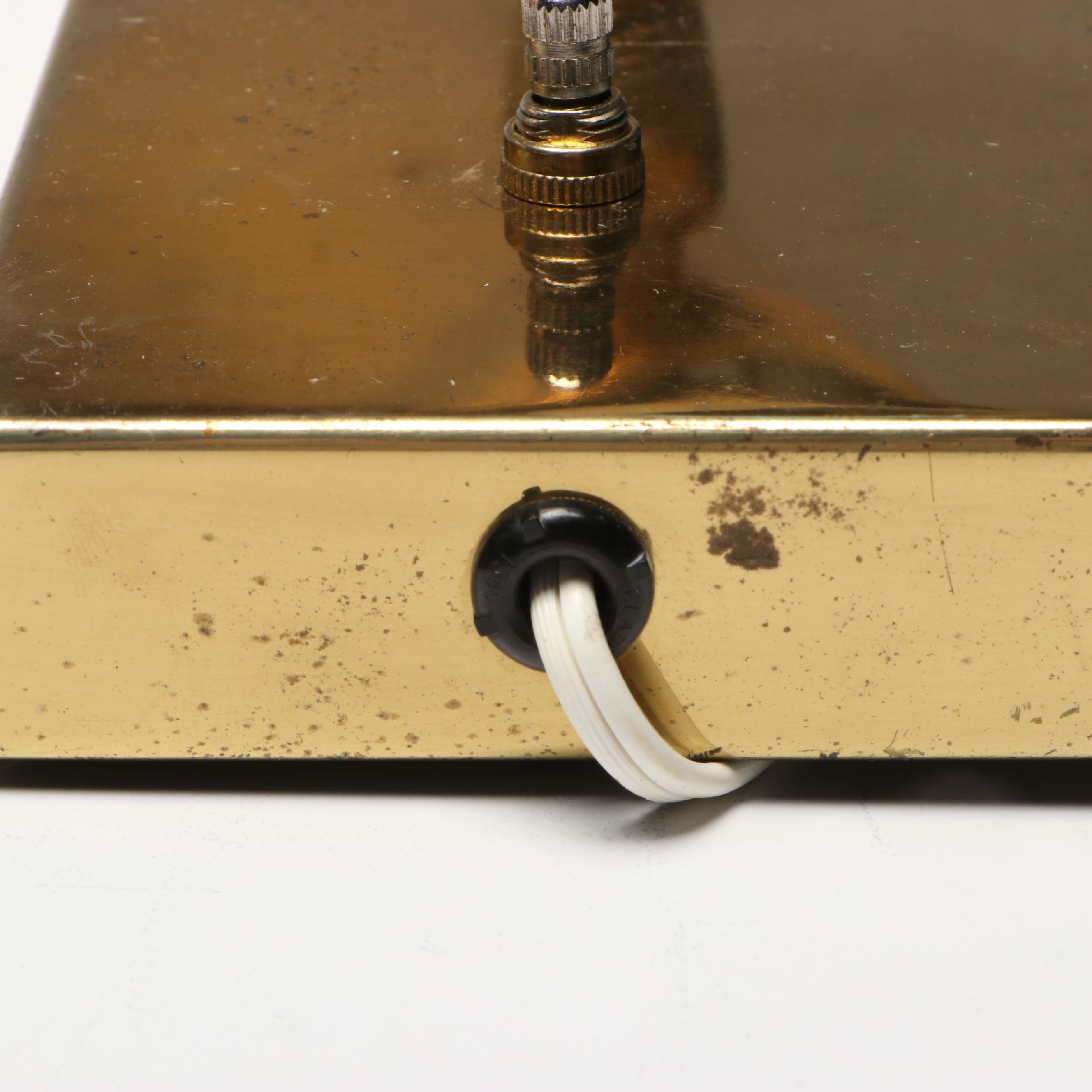 Pair of Mid Century Modern Style Brass Adjustable Wall Sconces