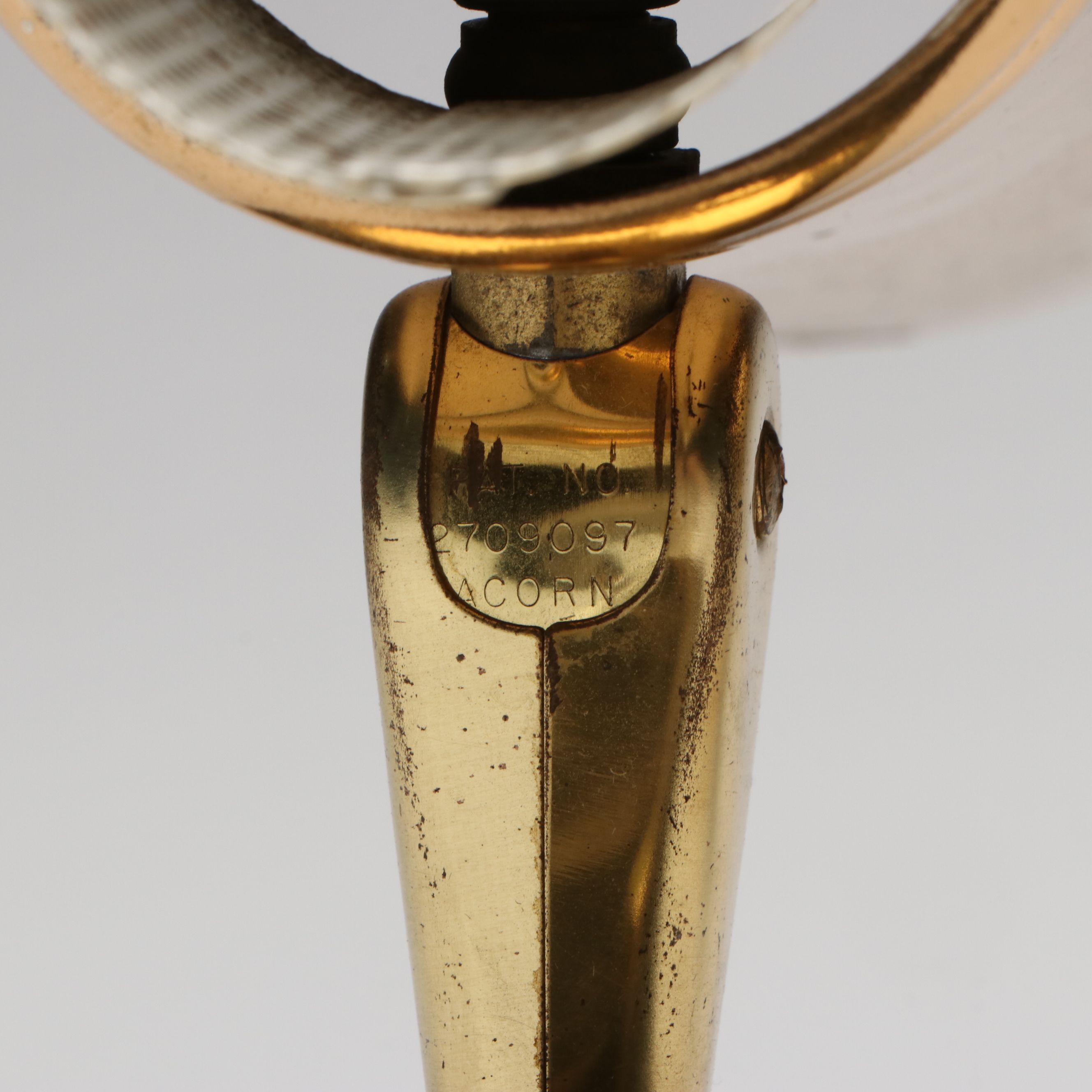 Pair of Mid Century Modern Style Brass Adjustable Wall Sconces