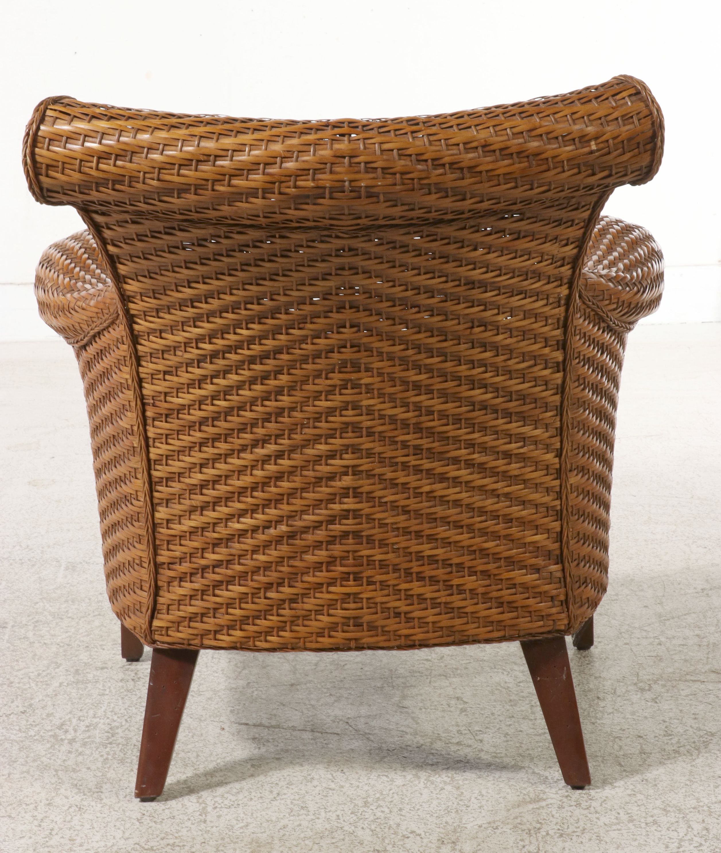 Pair of Pier 1 Wicker Armchairs