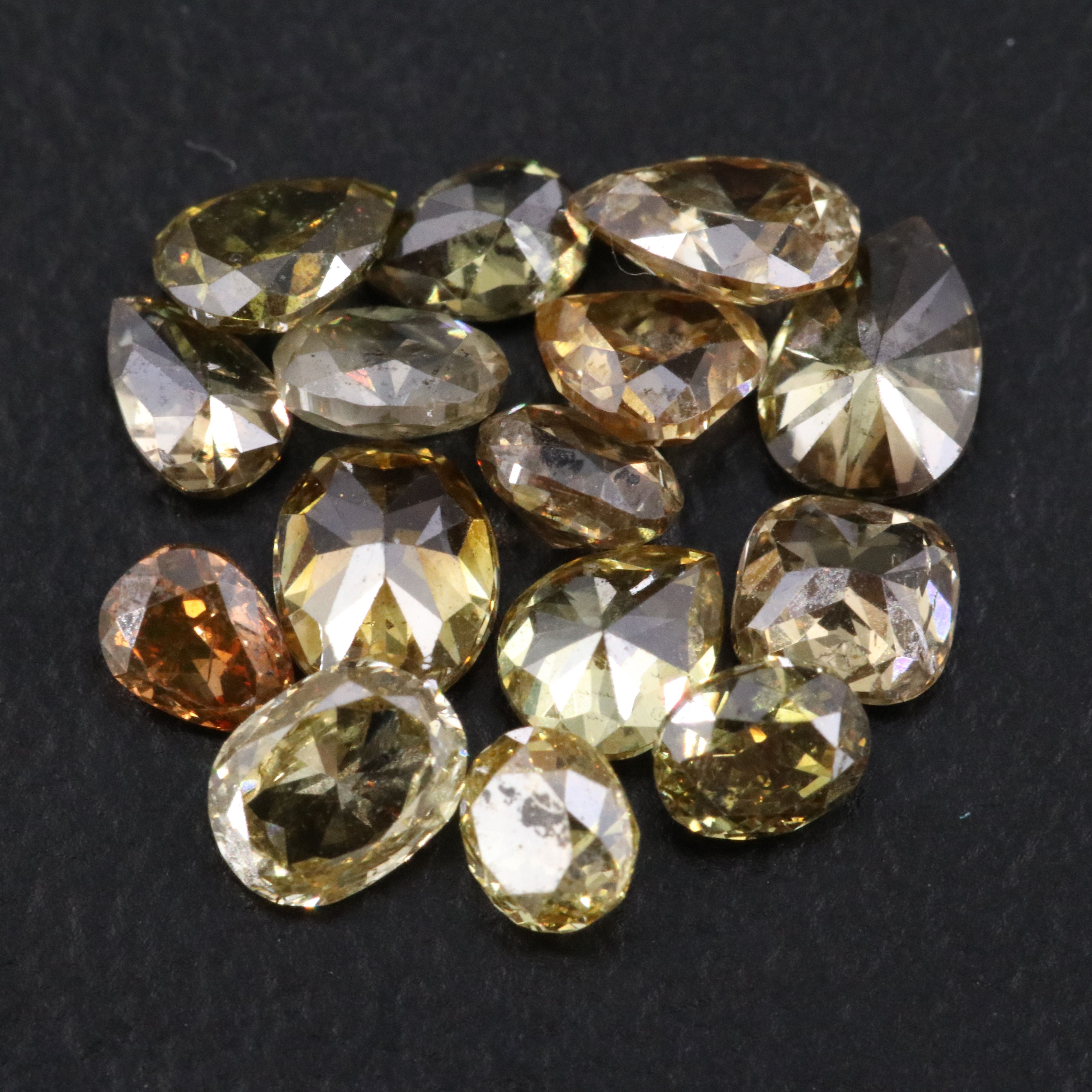 Loose 2.07 CTW Fancy Color Diamond Melee Lot