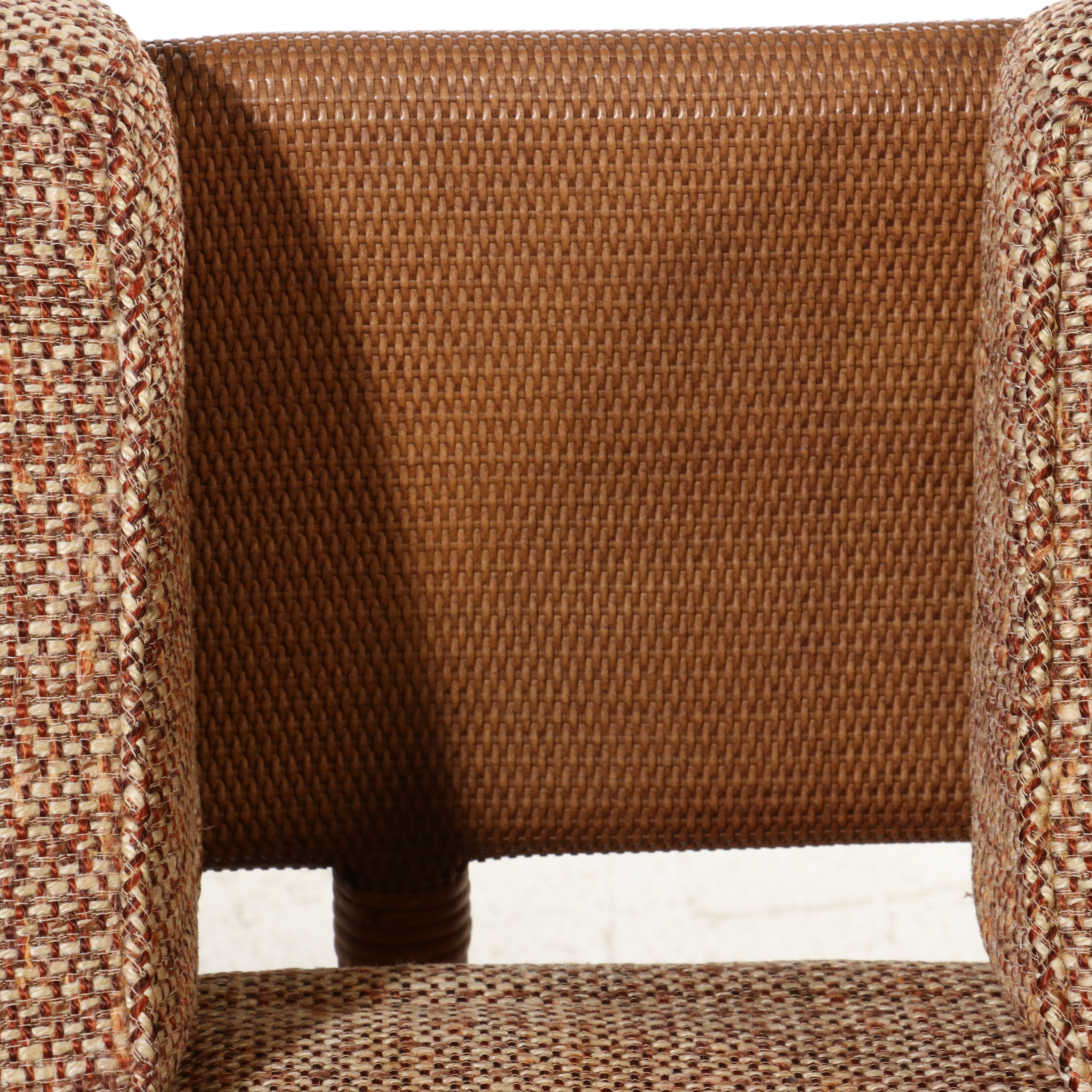 Vintage Whitecraft Rattan Sofa, Mid-20th Century