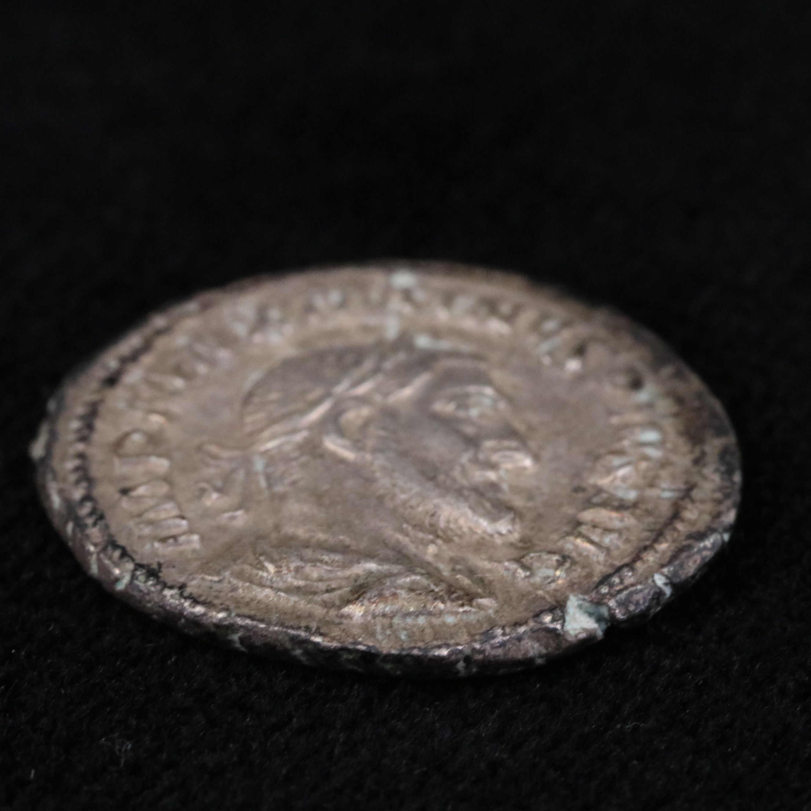 Ancient Roman Imperial AR Denarius Coin of Maximinus I, ca. 236 A.D.