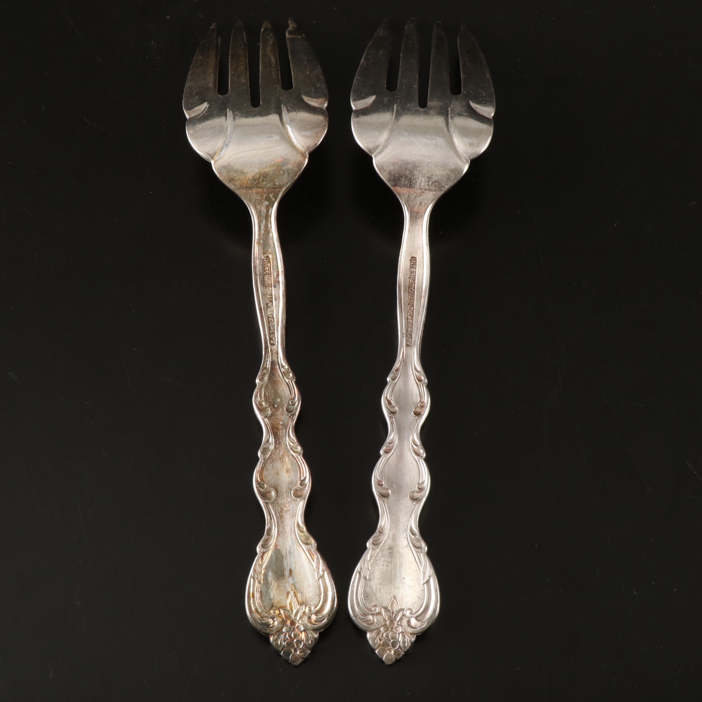 International "Interlude" Serving Forks and Other Silver Plate Flatware