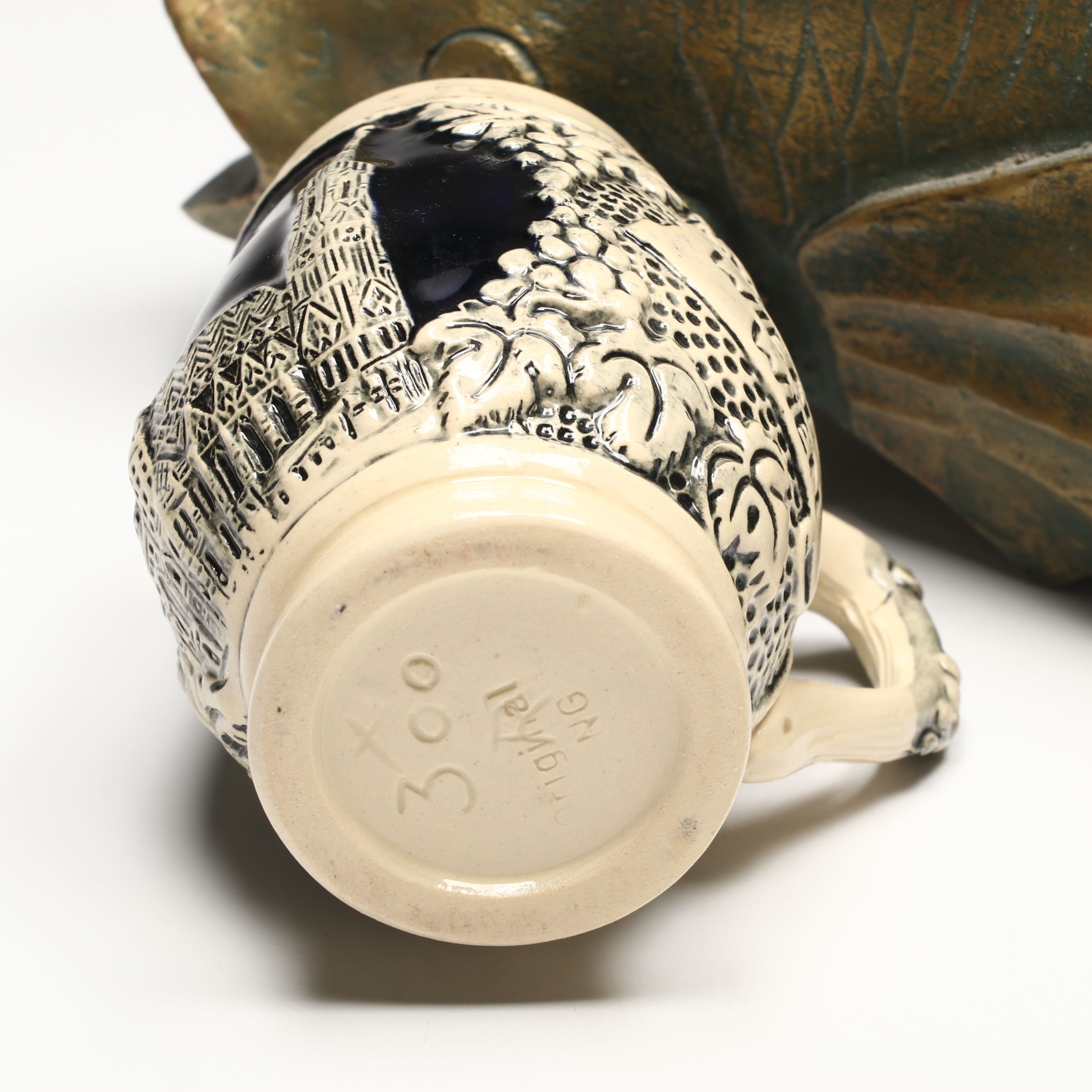 German Ceramic Beer Stein, Royal Doulton Pitcher, and More Tableware