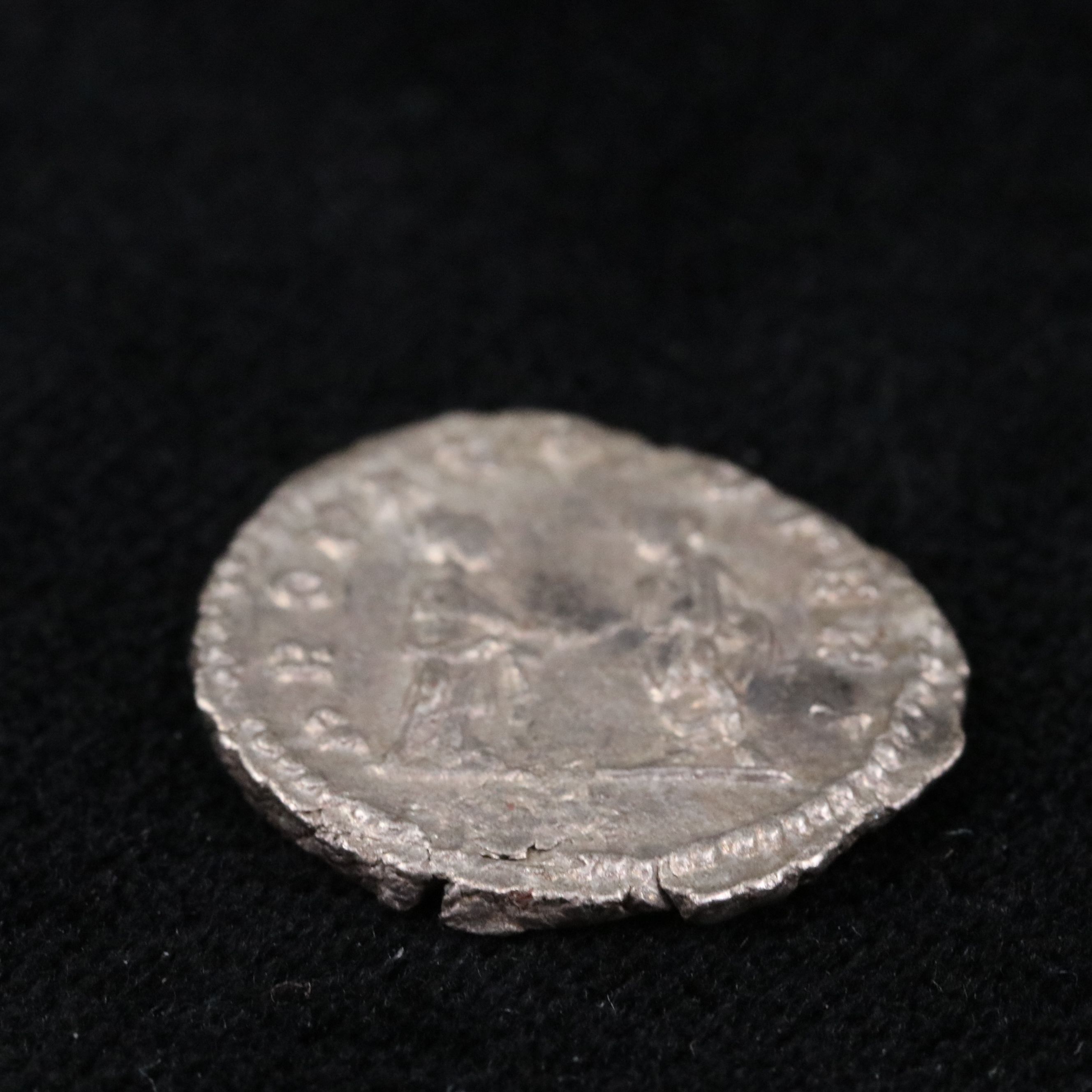 Ancient Roman Imperial AR Denarius Coin of Plautilla, ca. 202 A.D.