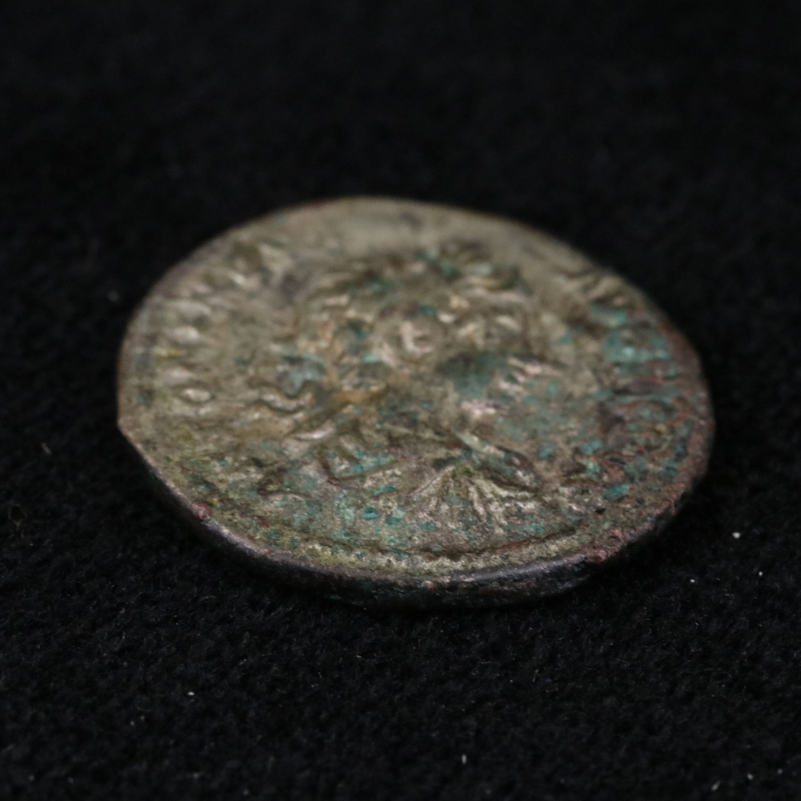 Ancient Roman Imperial AR Denarius Coin of Caracalla, ca. 198 A.D.