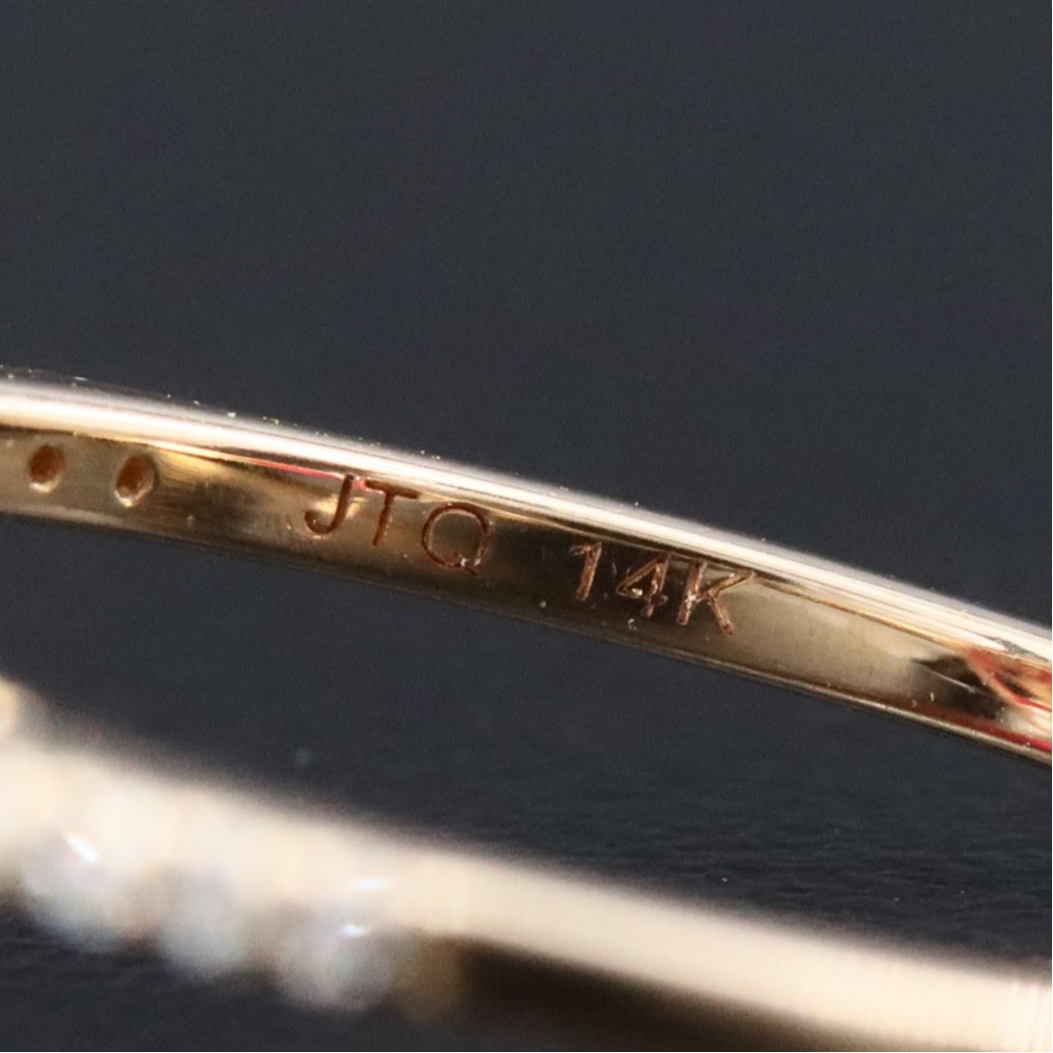 14K 4.00 CT Lab Grown Ruby and Moissanite Ring